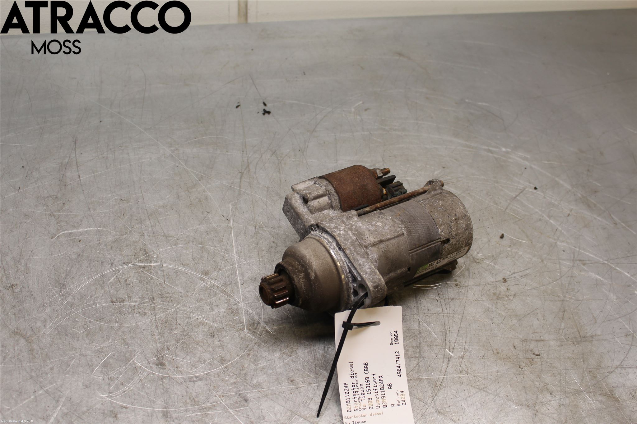 Volkswagen VW TIGUAN 07-16 Startmotor Diesel