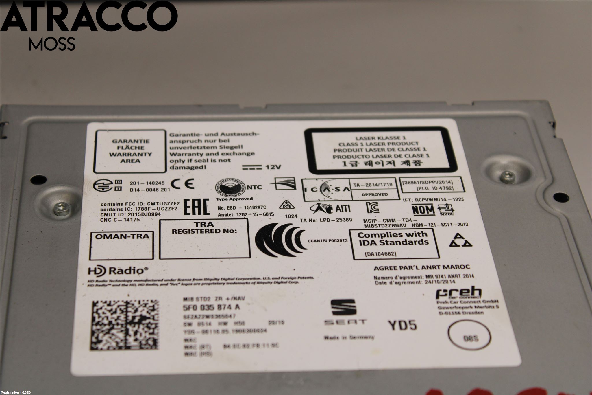Seat IBIZA V 17-20 Radio
