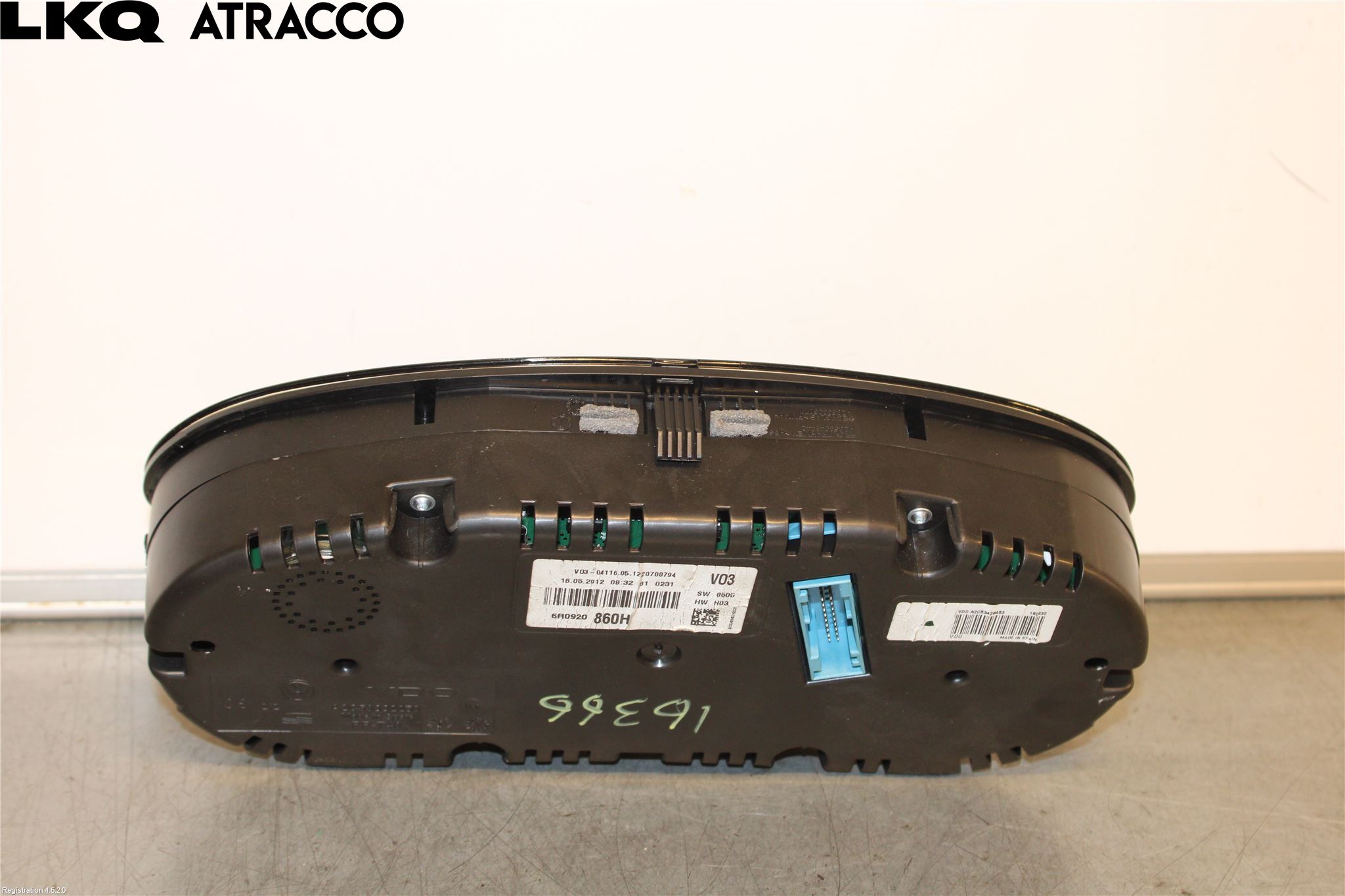 Volkswagen VW POLO 10-17 Instrument Komb