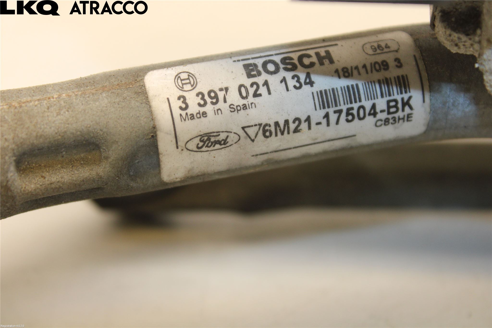 Ford S-MAX 06-15 Torkarmotor Vindruta