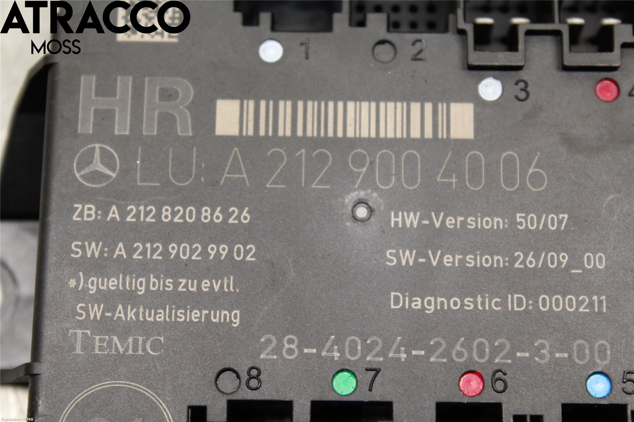 Mercedes-Benz MB E-KLASS (W212) 09-16 Styrenhet Dörr