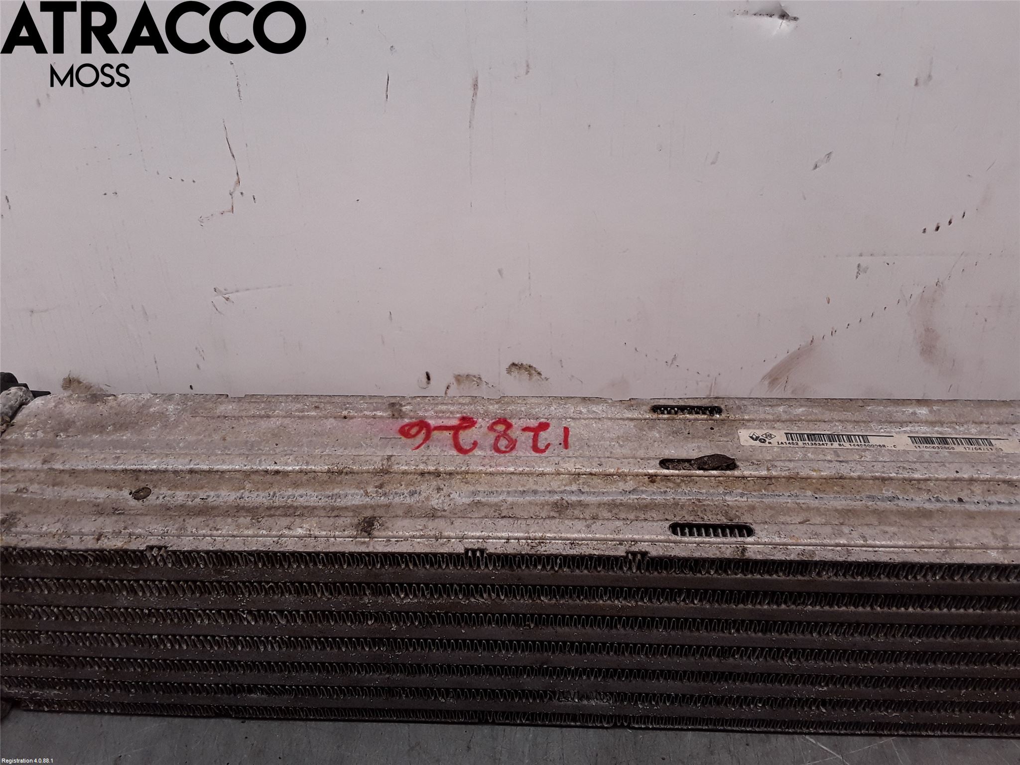 Renault SCÉNIC III / GRAND SCÉNIC 09-16 Laddluft-Intercooler Kyl