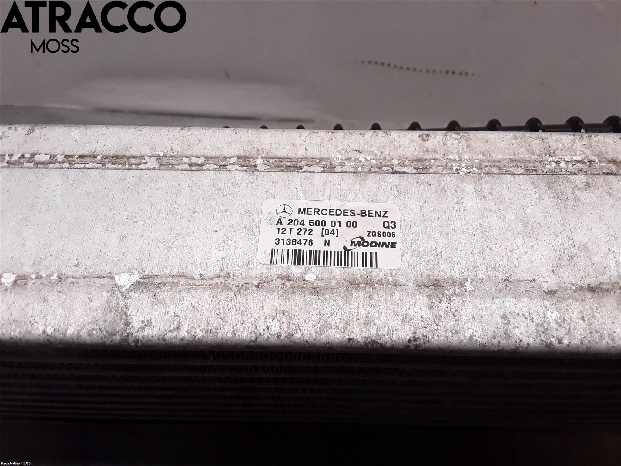 Mercedes-Benz MB E-KLASS (W212) 09-16 Laddluft-Intercooler Kyl