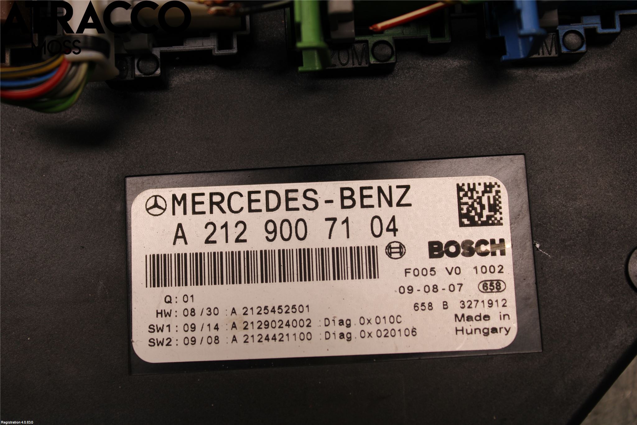 Mercedes-Benz MB E-KLASS (W212) 09-16 Säkringsdosa-Elcentral