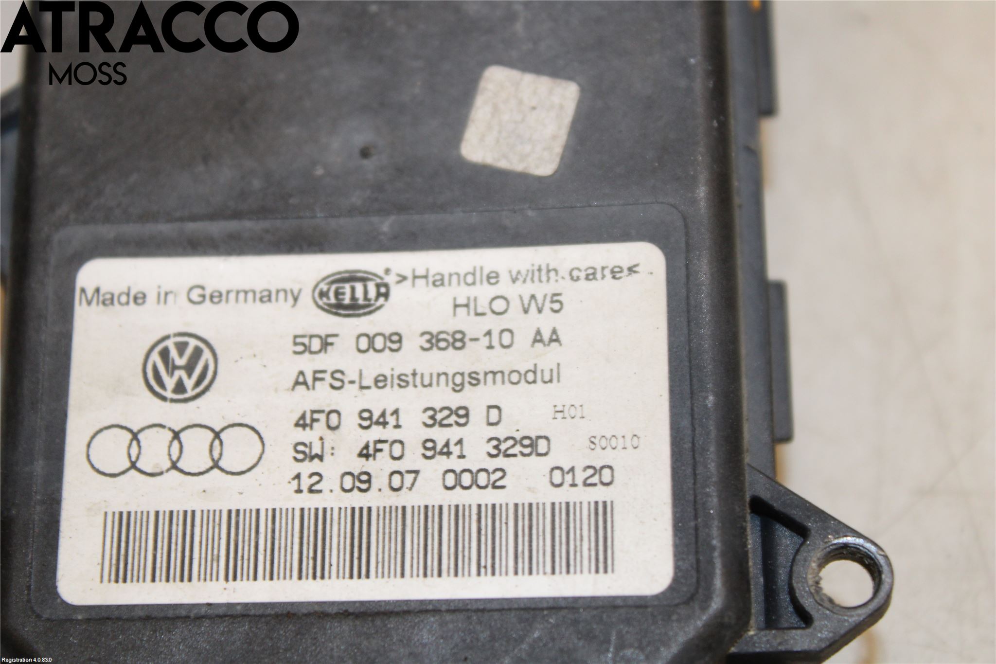 Audi A8/S8 4D 94-02 Styrenhet Strålkastare