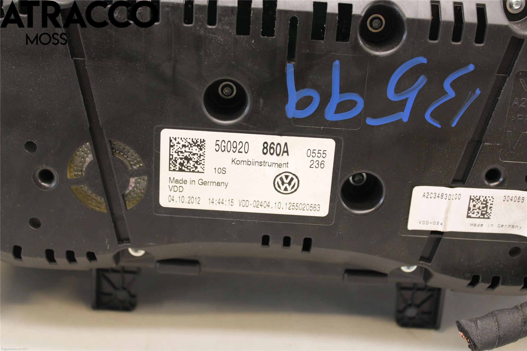 Volkswagen VW GOLF / E-GOLF VII 13-20 Instrument Komb
