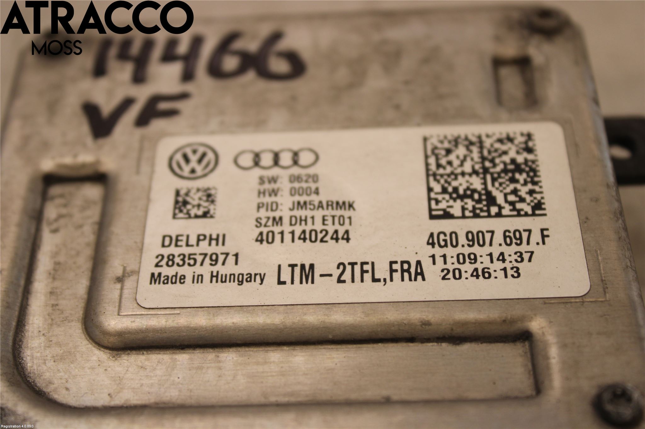 Volkswagen VW PASSAT 15-19 Styrenhet Strålkastare