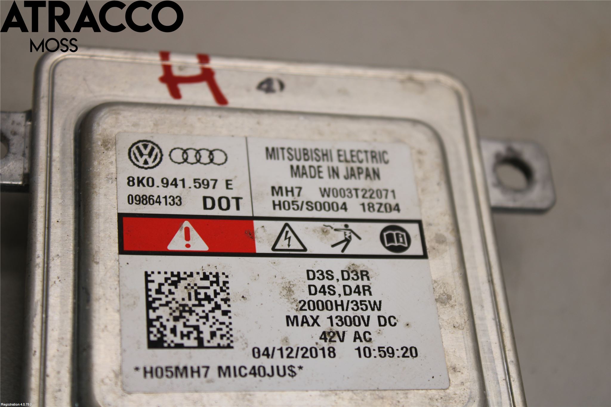 Audi A3/S3 05-13 Styrenhet Strålkastare
