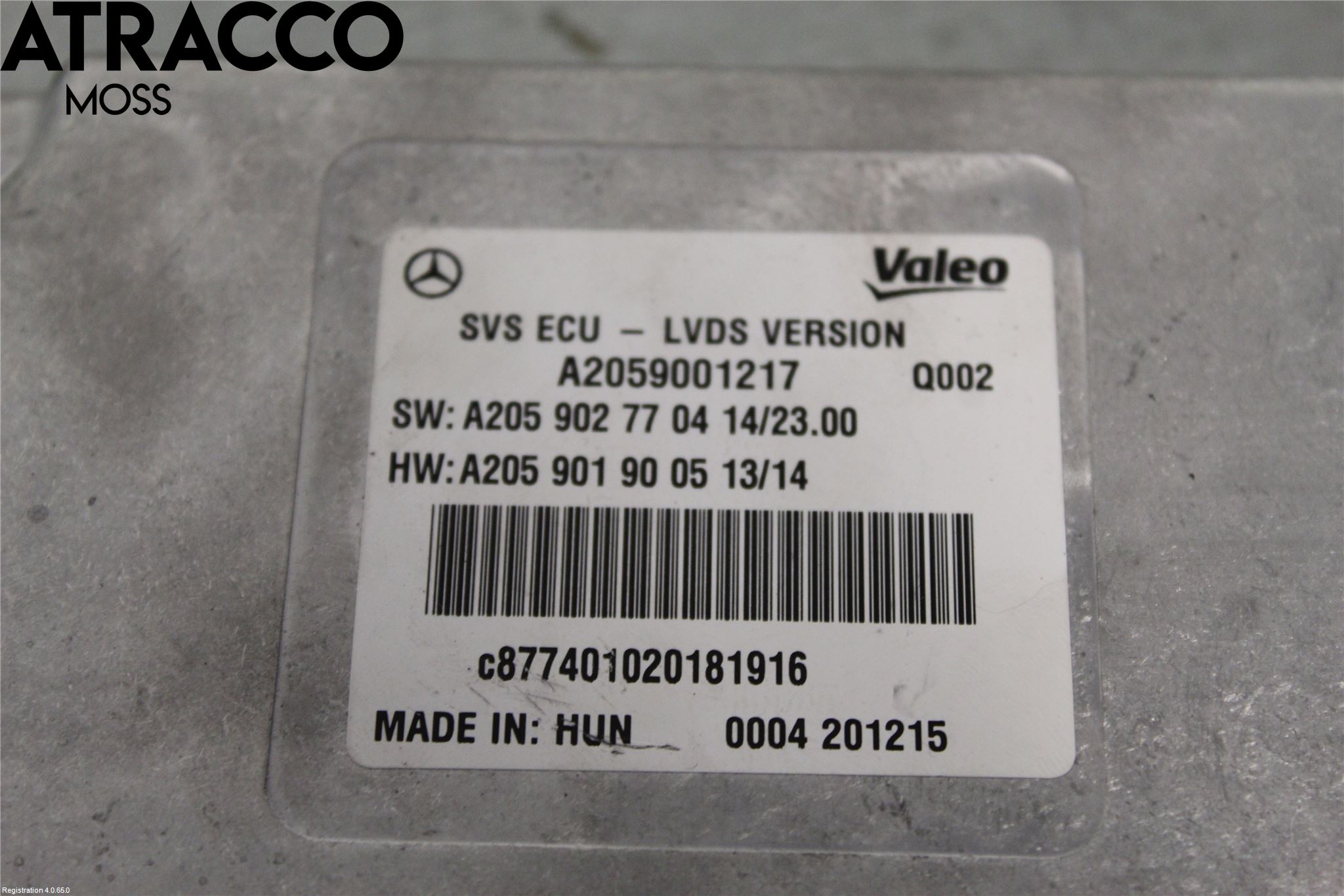 Mercedes-Benz MB C-KLASS (W205) 14-21 Styrenhet Övrigt