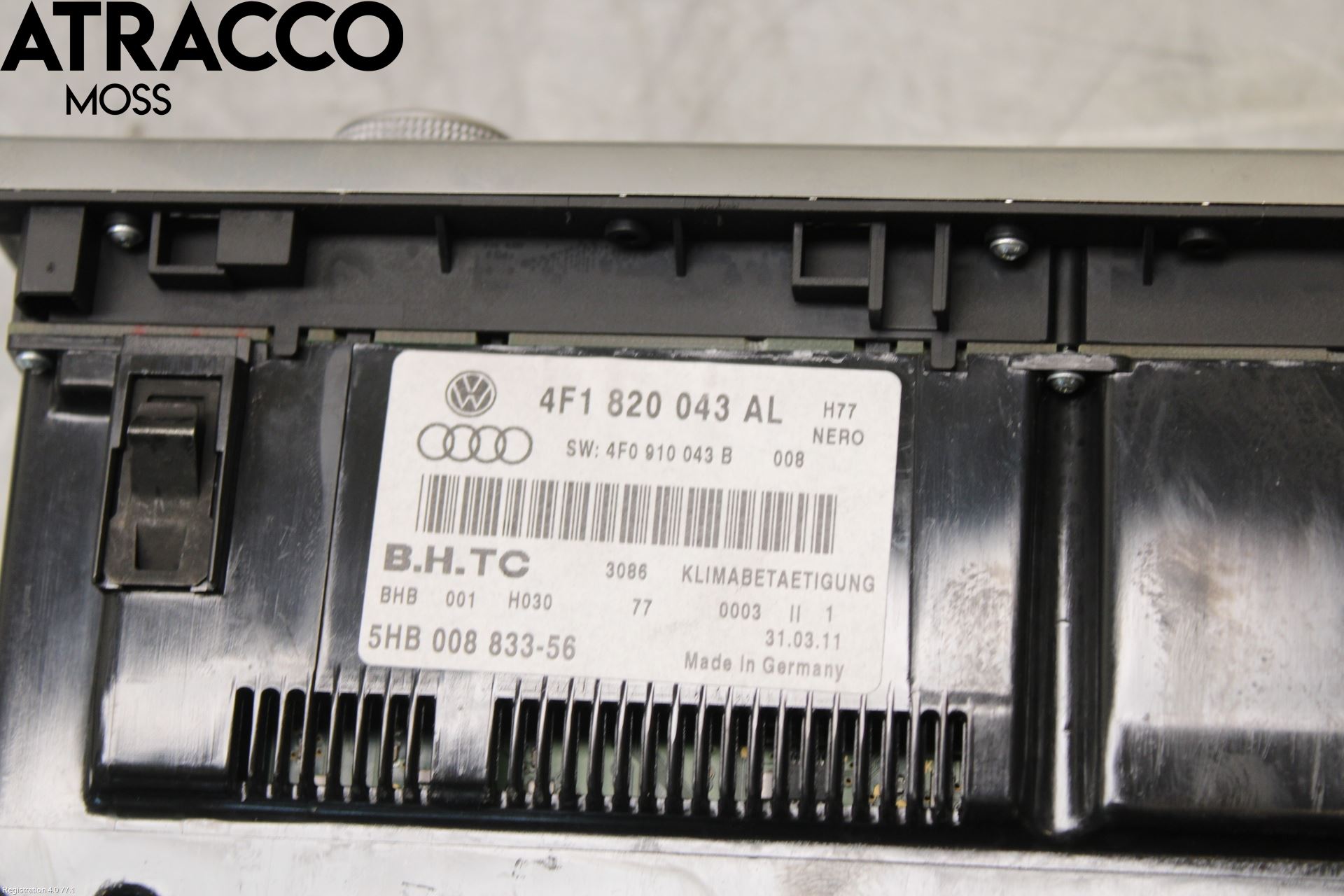 Audi A6/S6     05-11 Ac Styrenhet Ac Manöveren