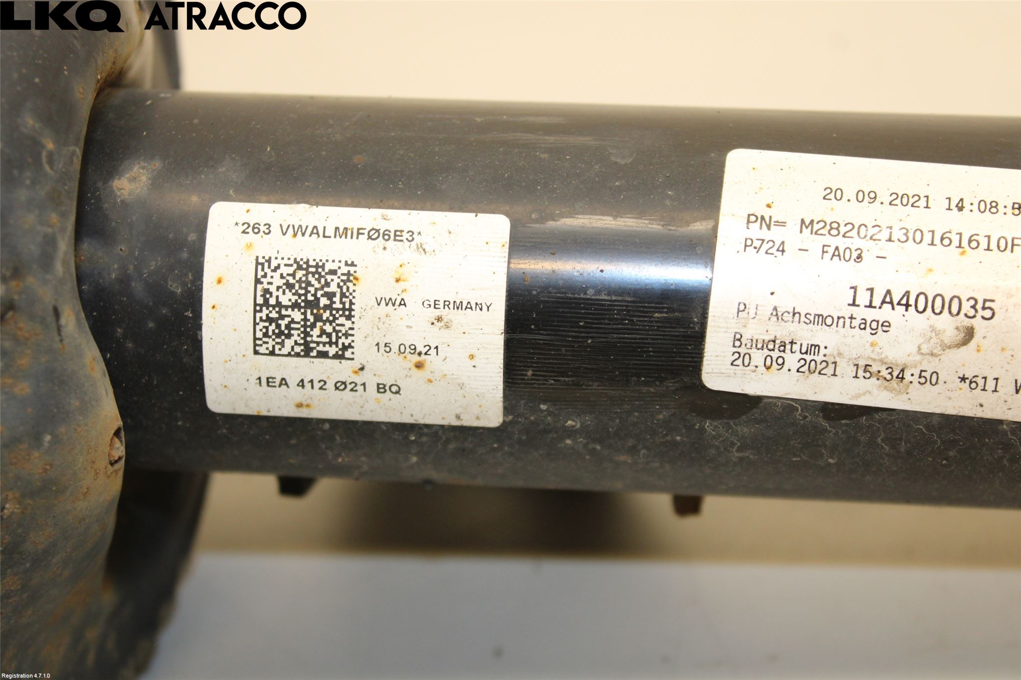 Volkswagen VW ID.4 21- Fjäderben Fram Höger