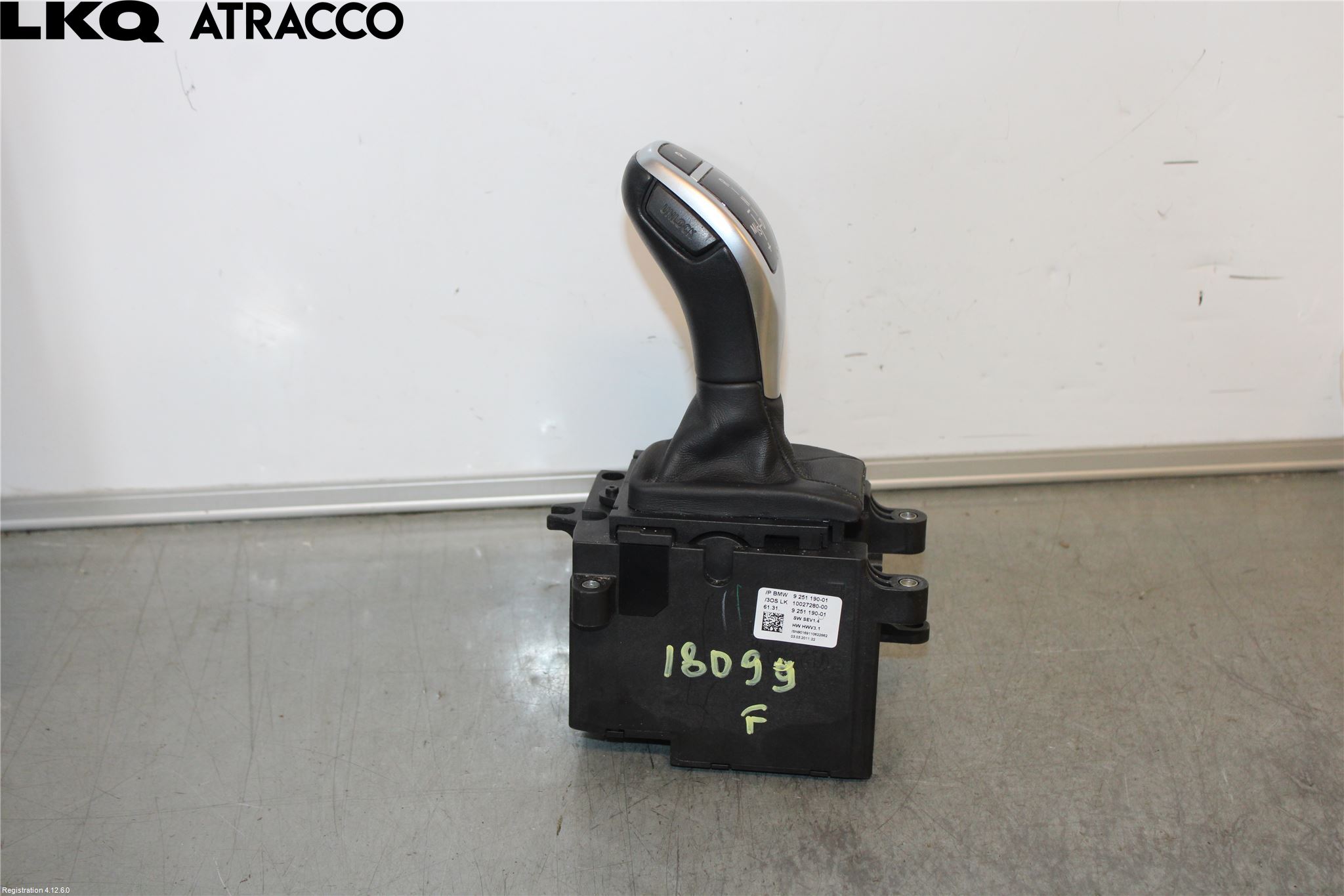 BMW 5 F10/F11/F18 09-17 Växelspak