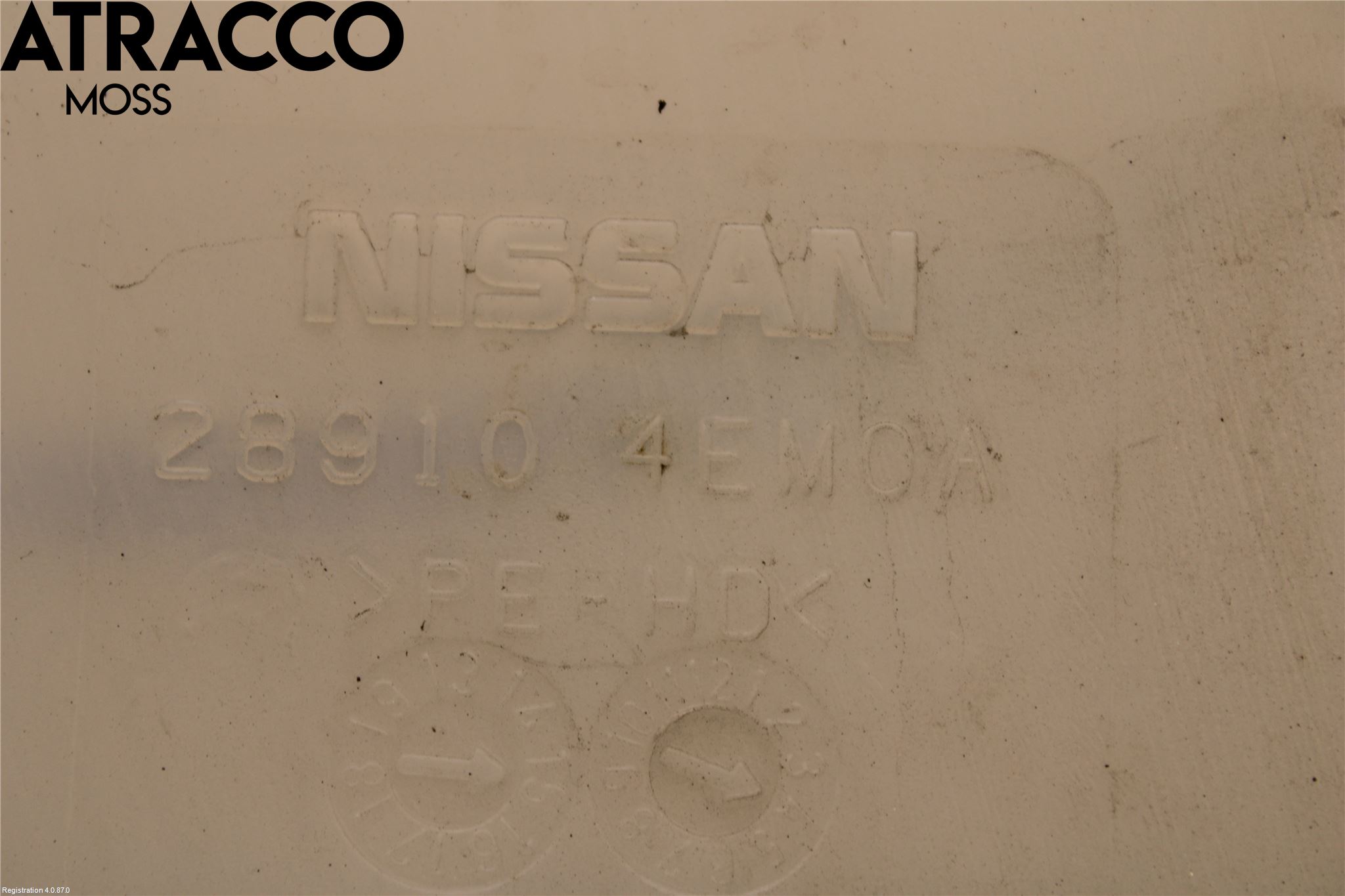 Nissan QASHQAI 14-17 Spolartank Vindruta