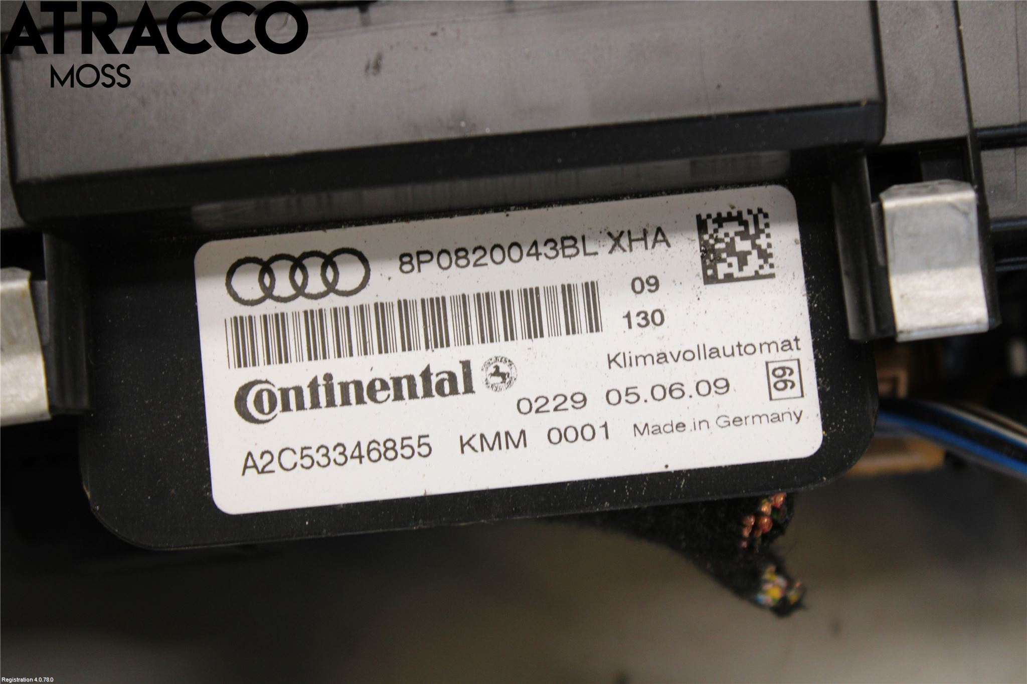 Audi A3/S3 05-13 Ac Styrenhet Ac Manöveren