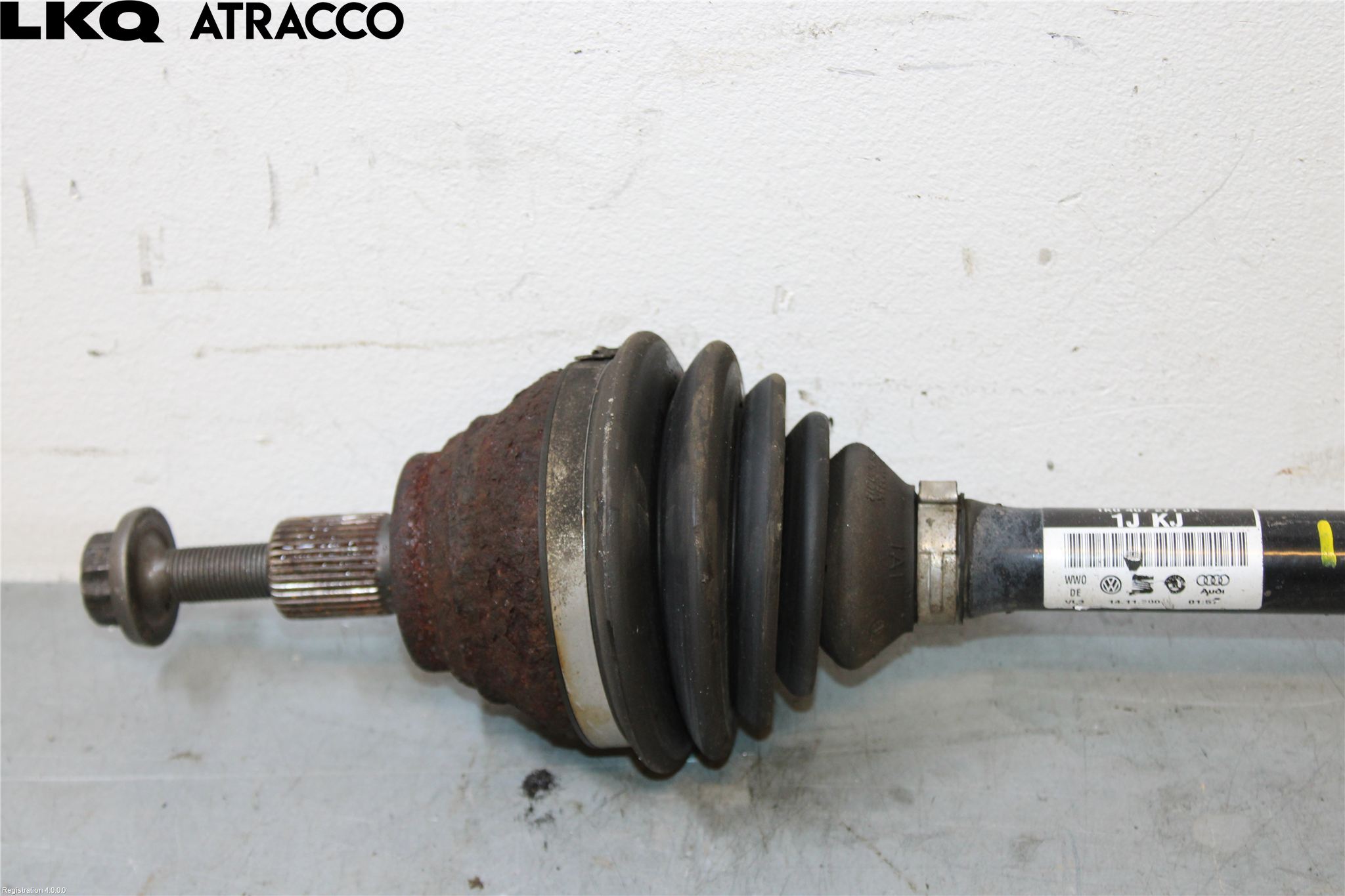 Volkswagen VW GOLF VI 09-13 Drivaxel Fram Vänster