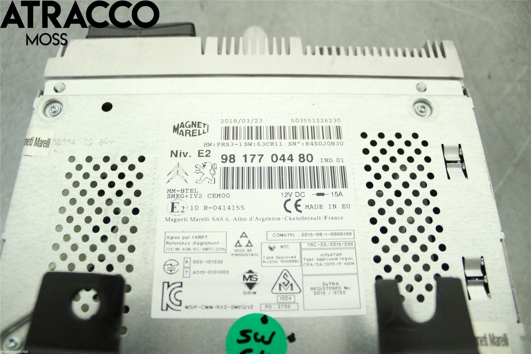 Citroen BERLINGO 08-18 Cd Radio - Multimediapanel