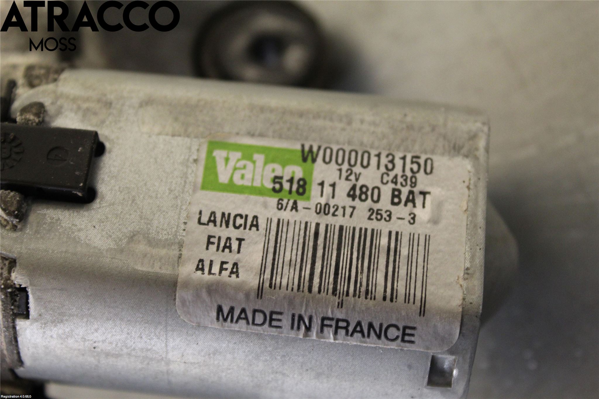 Opel COMBO D 12-18 Torkarmotor Baklucka