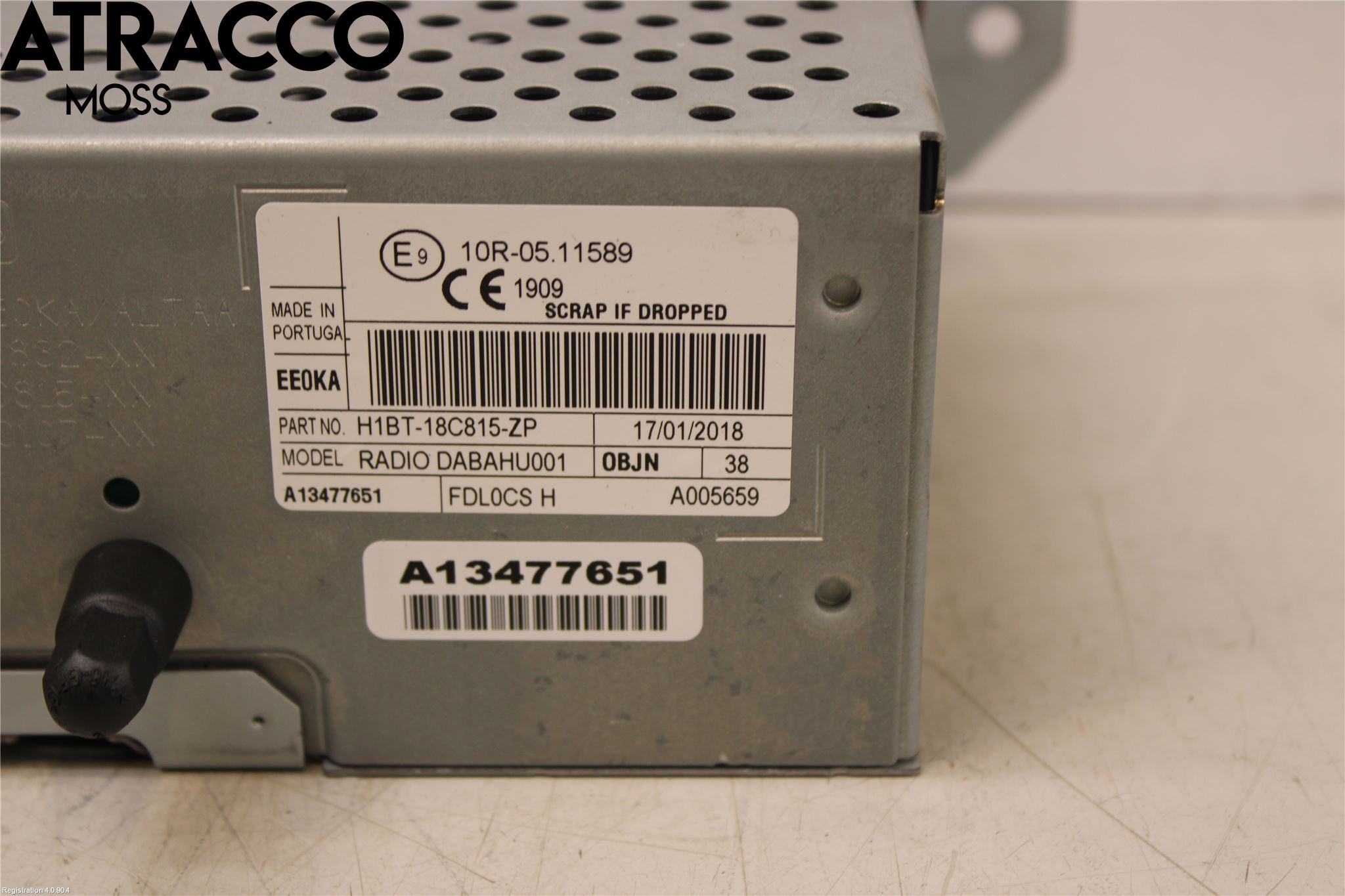 Ford FIESTA (VII) 18-23 Cd Radio - Multimediapanel