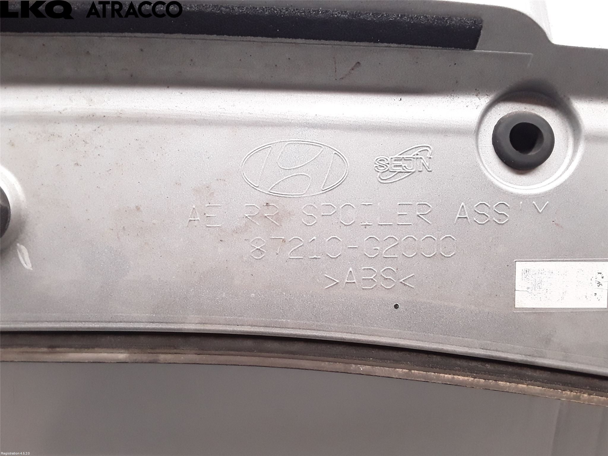 Hyundai IONIQ AE 17-22 Spoiler Baklucka