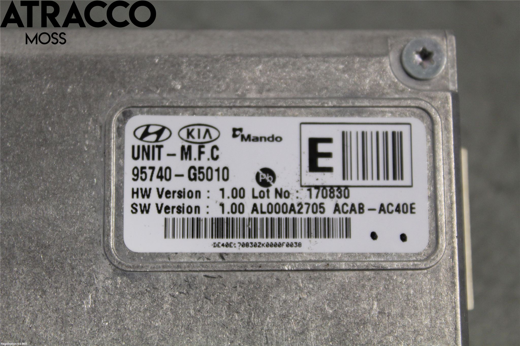 Kia NIRO (DE) 17-22 Sensor Aktivt Kollisionsskydd