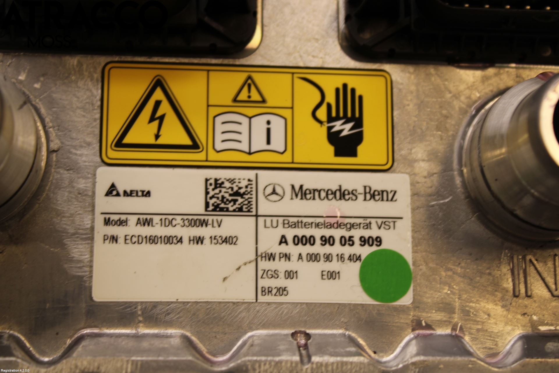 Mercedes-Benz MB C-KLASS (W205) 14-21 Batteriladdare Högspänning
