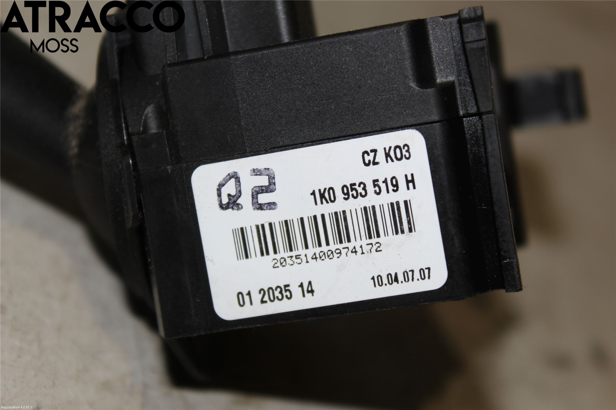 Volkswagen VW TIGUAN 07-16 Spak Torkar-Spolomk