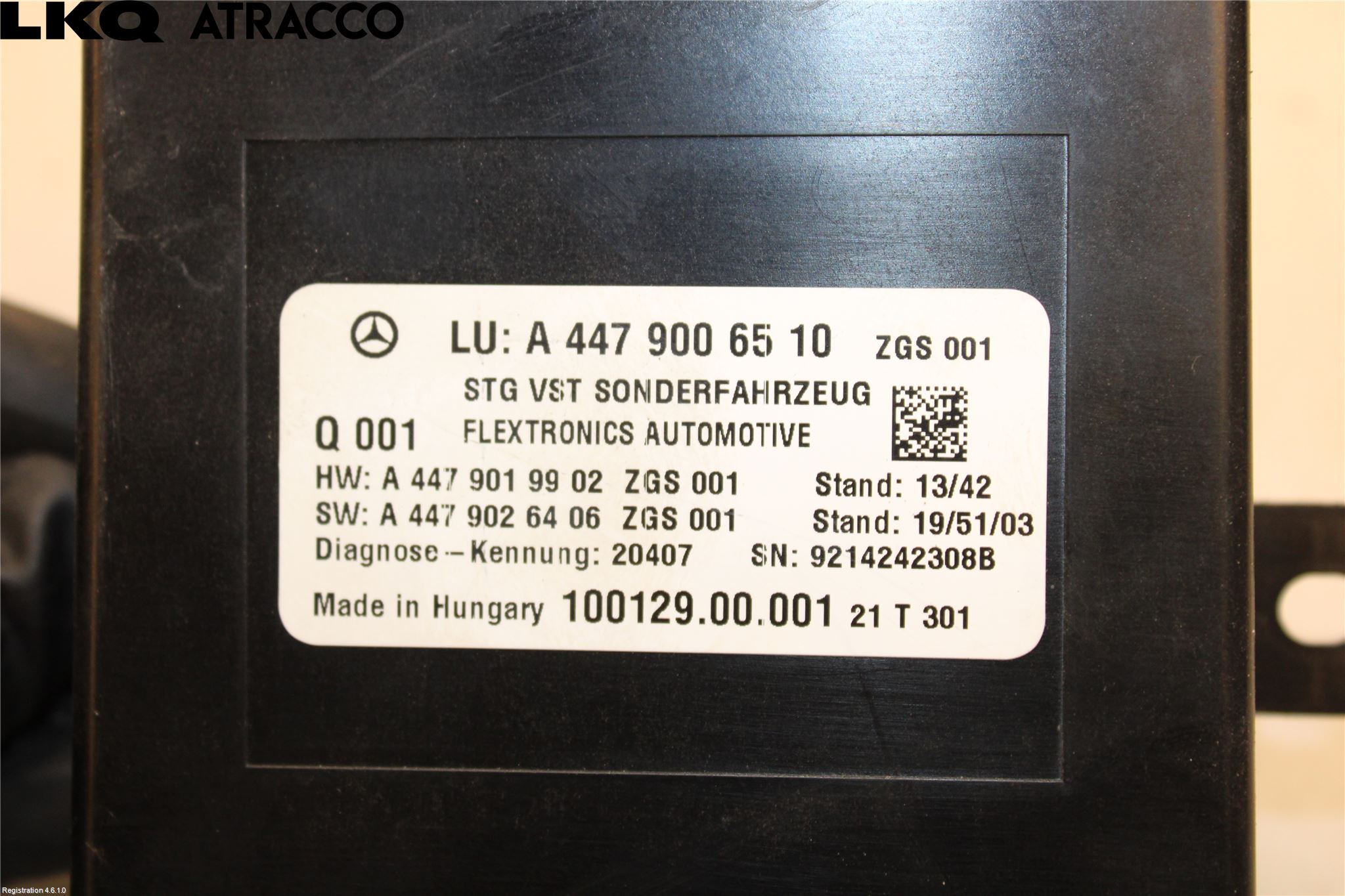 Mercedes-Benz MB VITO/V-KLASS (W640,W447,W448) 14- Styrenhet Övrigt