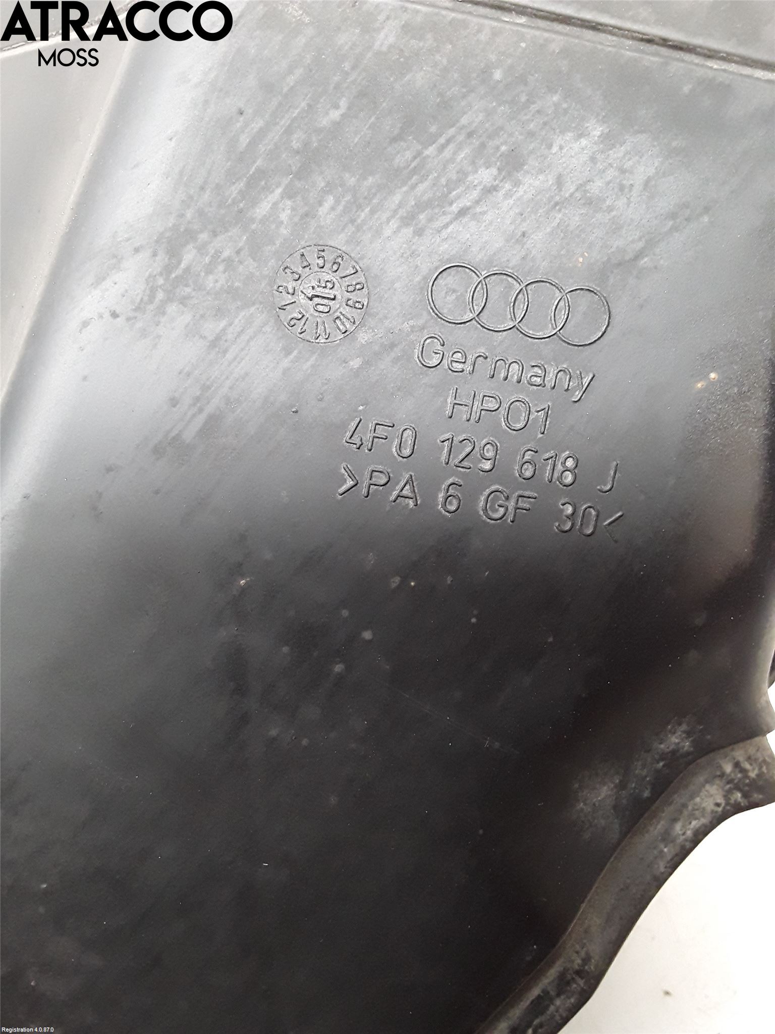 Audi A6/S6     05-11 Deflektor Plåt-Plast Kylning