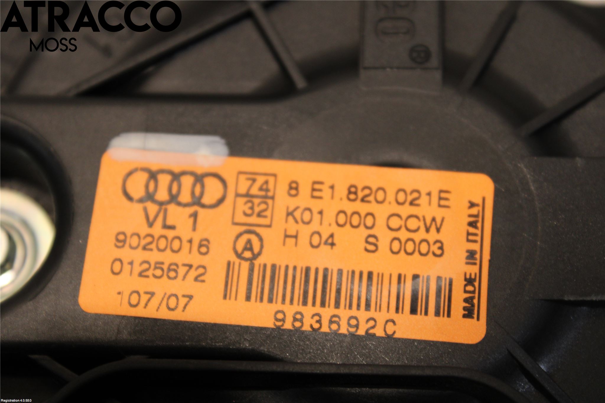 Audi A4/S4 05-07 Ac Värmefläkt