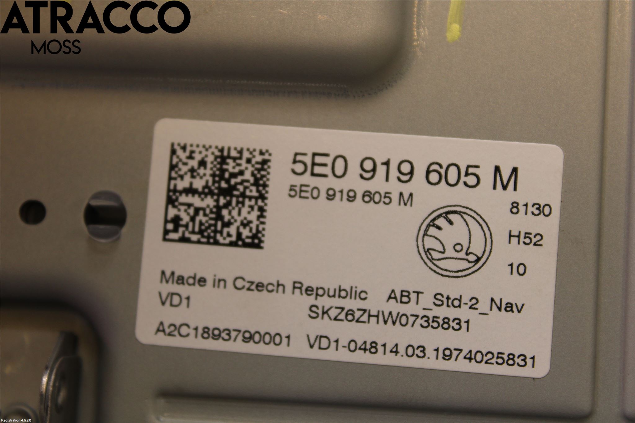 Skoda OCTAVIA (5E) 13-20 Multifunktionsdisplay