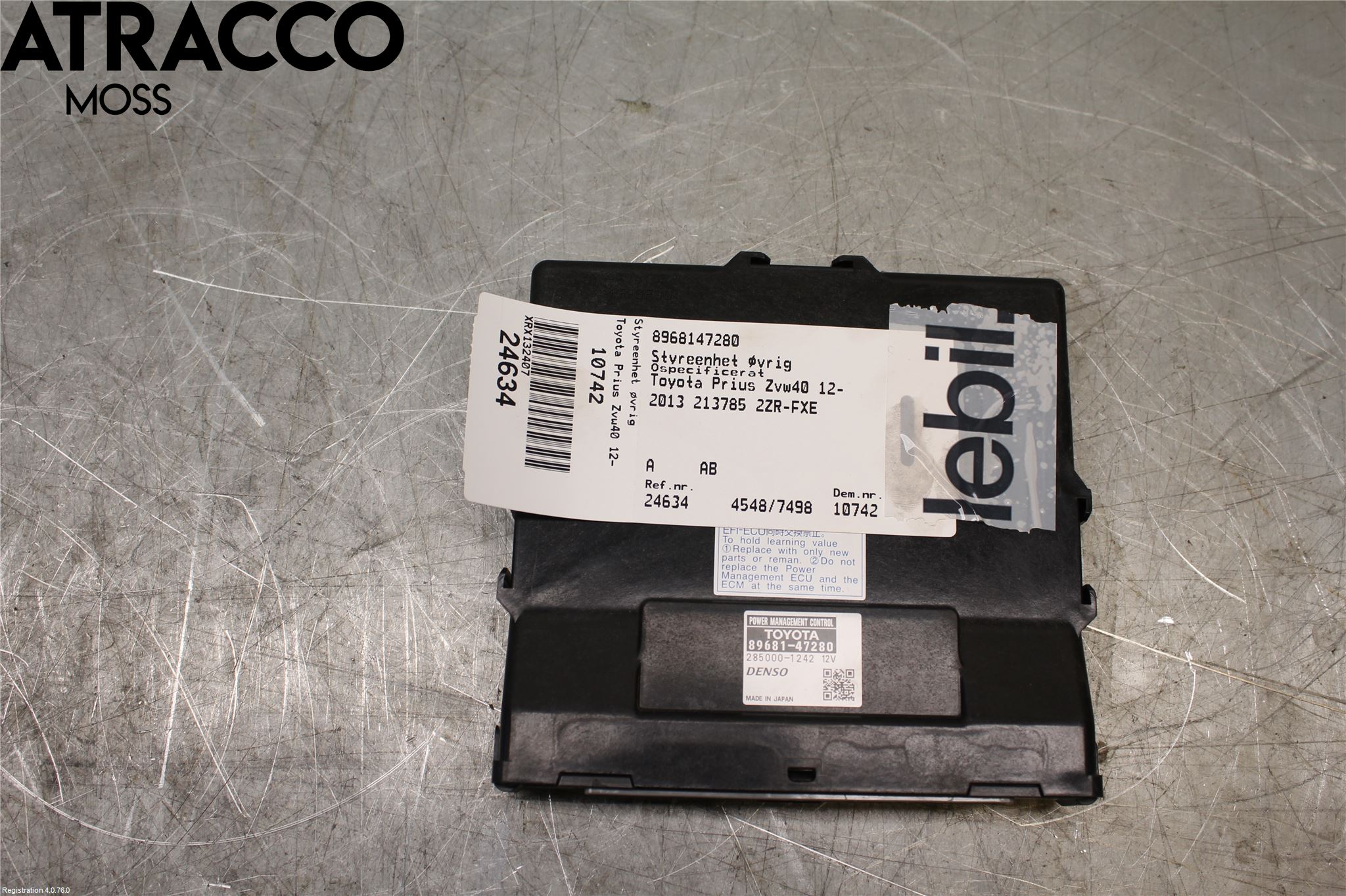 Toyota PRIUS+ ZVW40 12-20 Styrenhet Övrigt