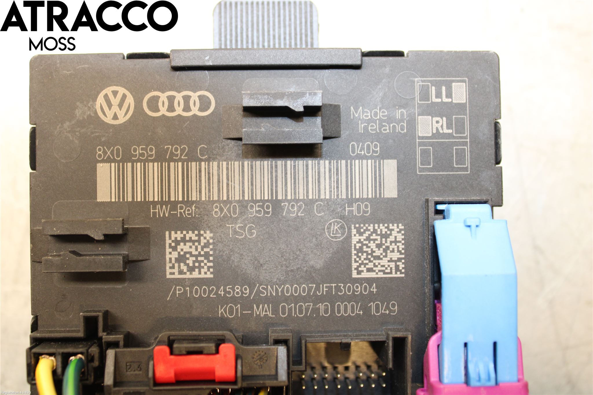 Audi A1/S1 11-18 Styrenhet Dörr