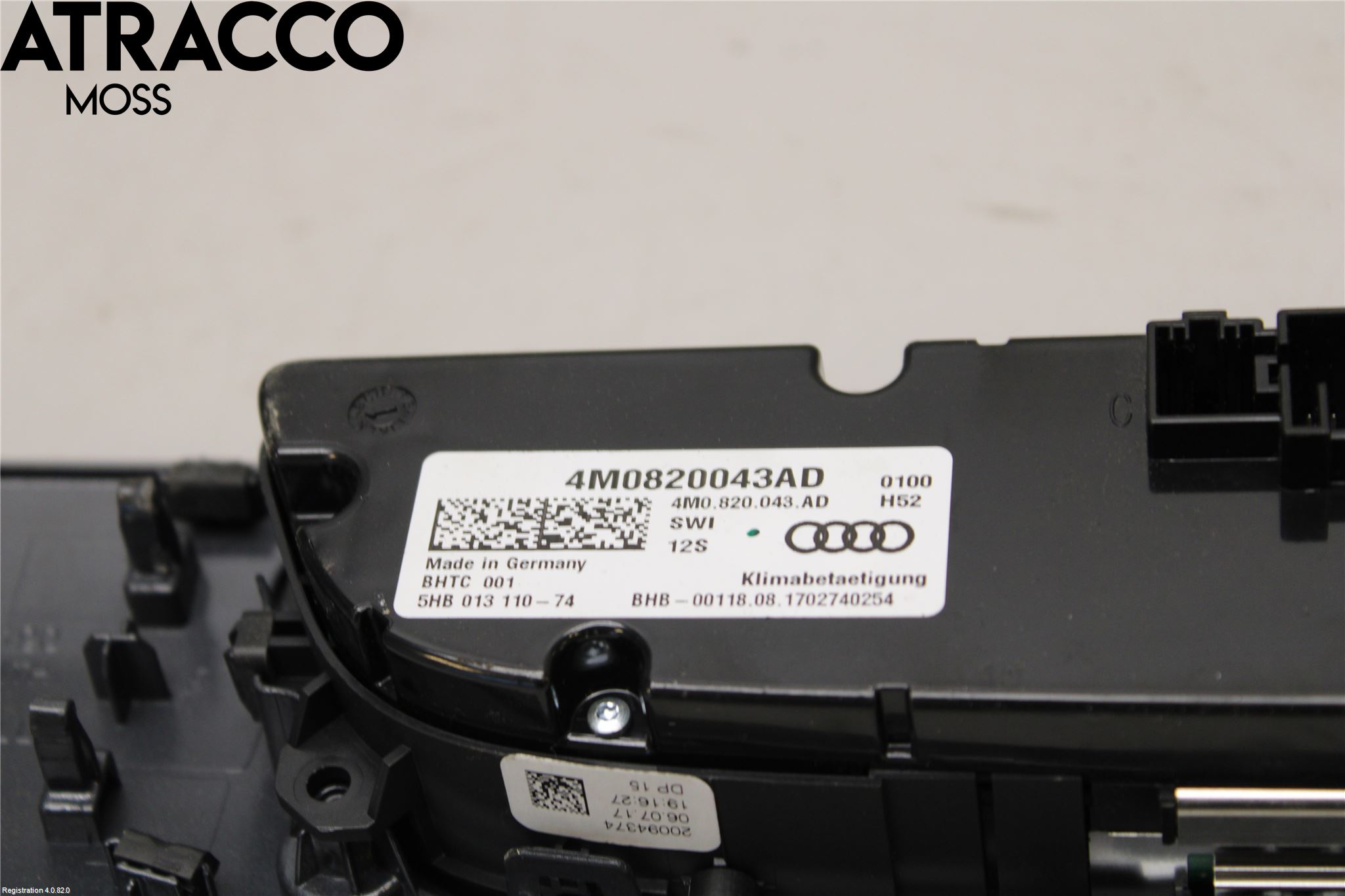 Audi Q7/SQ7 Ac Styrenhet Ac Manöveren