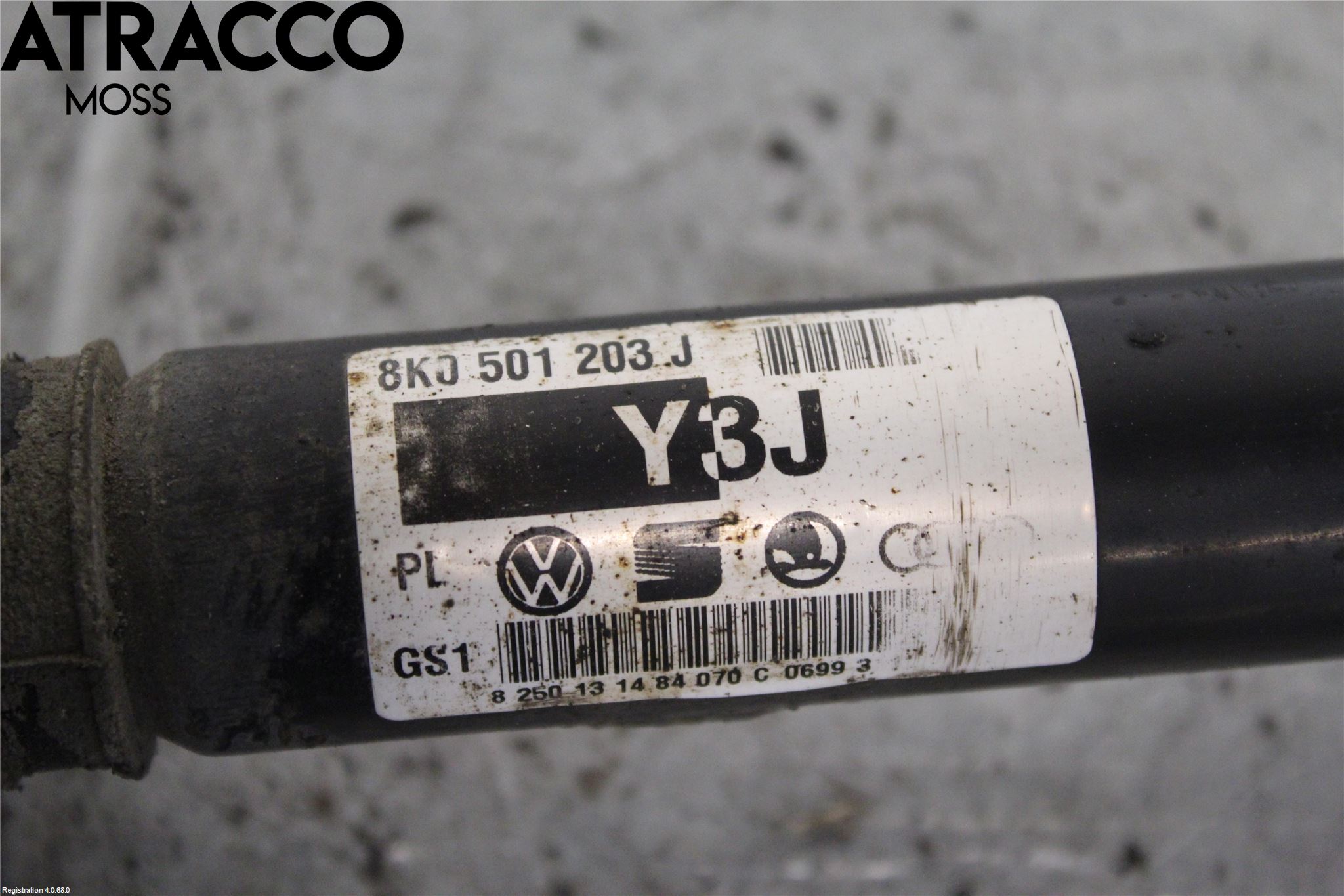 Audi A4/S4 08-11 Drivaxel Bak Vänster