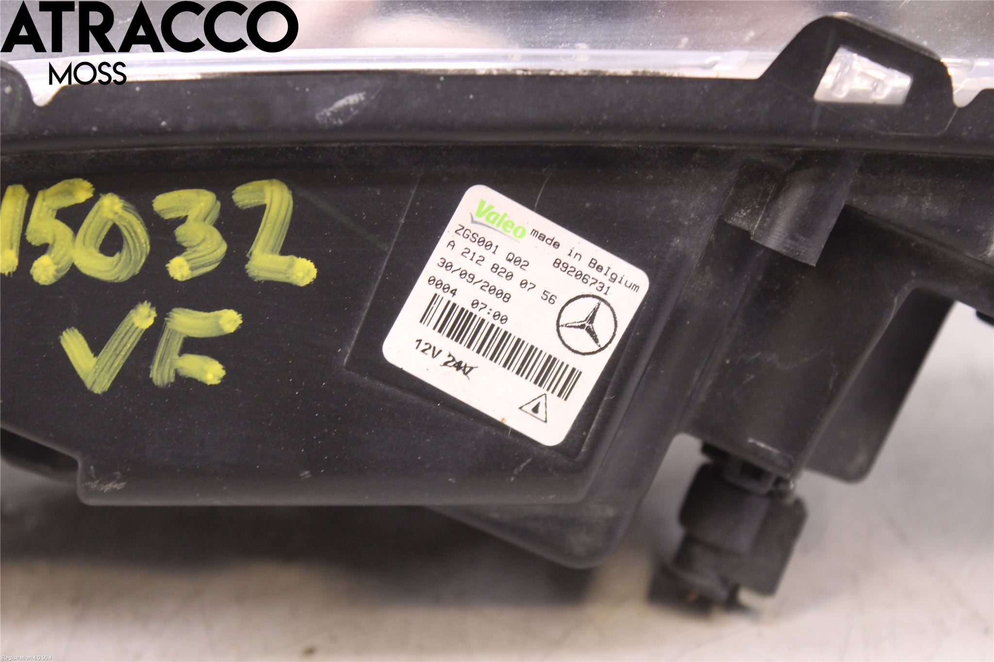 Mercedes-Benz MB E-KLASS (W212) 09-16 Dimljus-Varselljus Fram
