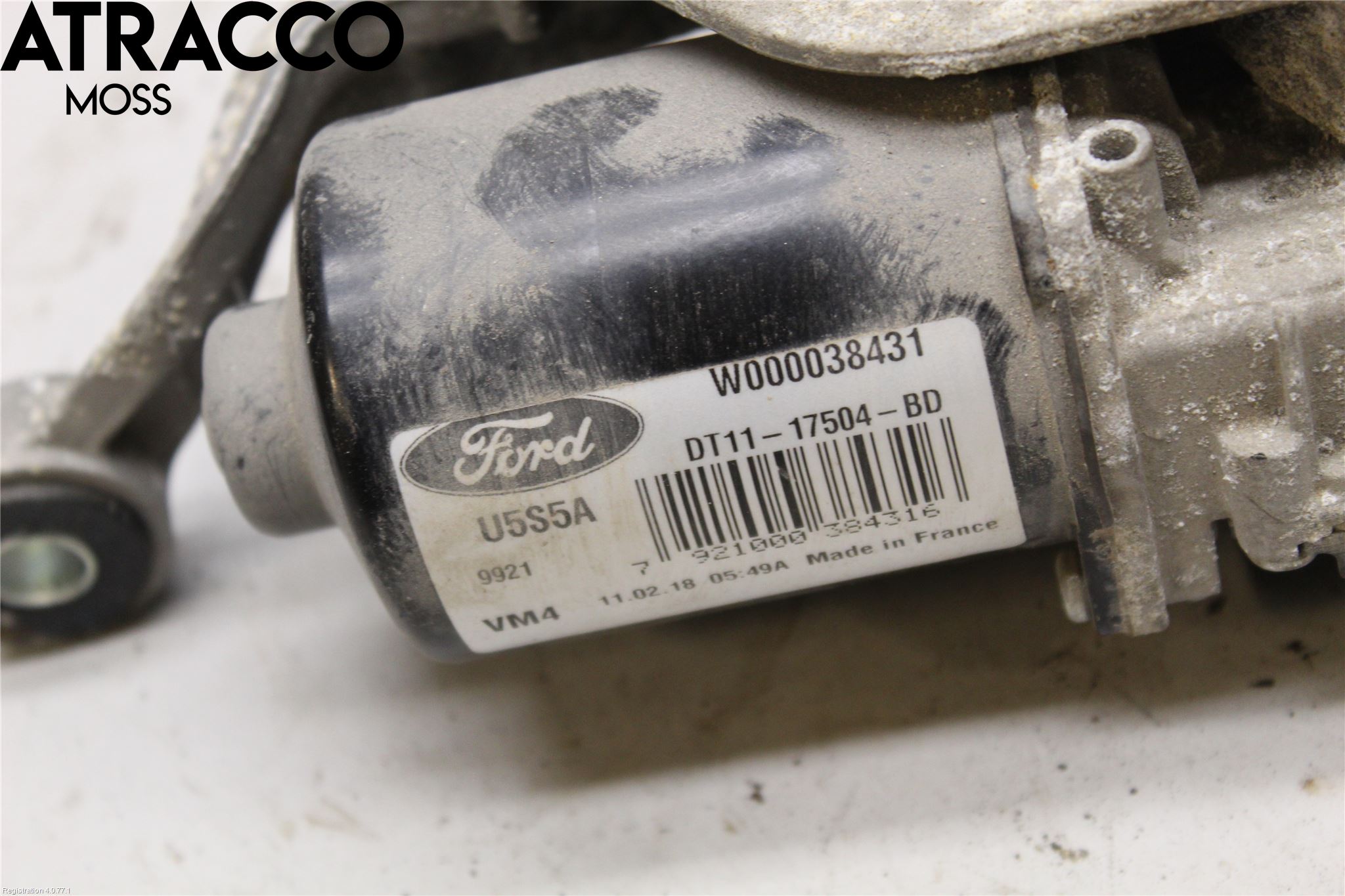 Ford TRANSIT/TOURNEO CONNECT 13-22 Torkarmotor Vindruta