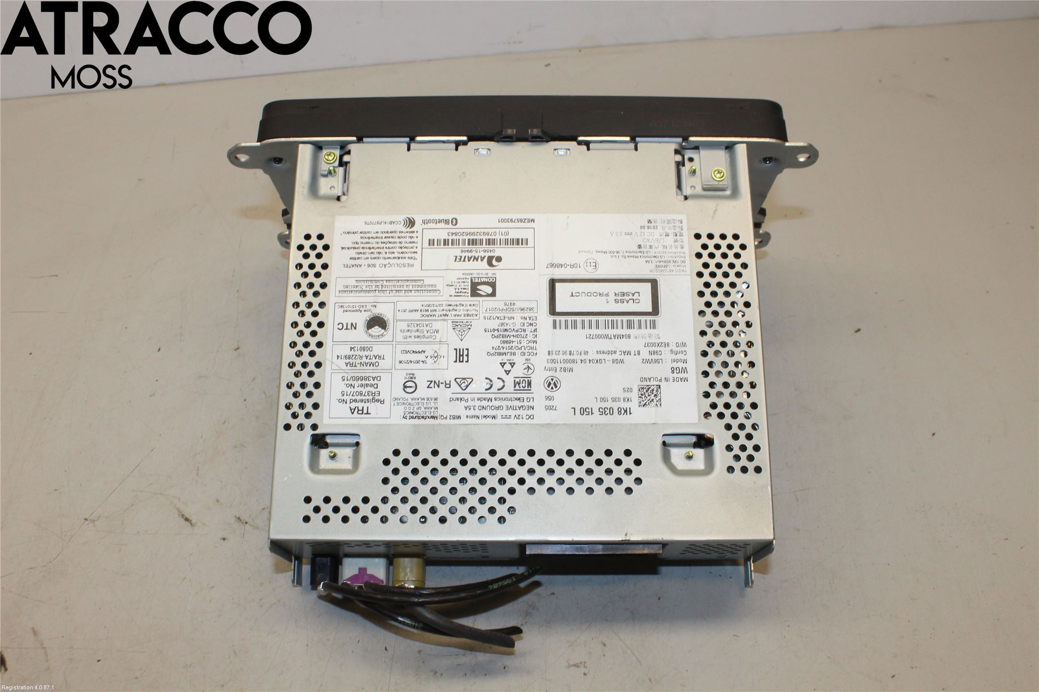 Volkswagen VW CADDY 16-20 Cd Radio - Multimediapanel