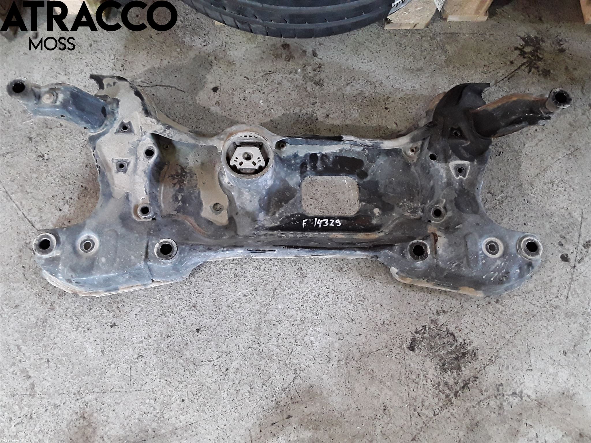 Volkswagen VW CADDY 16-20 Framvagn Fäste-Kudde