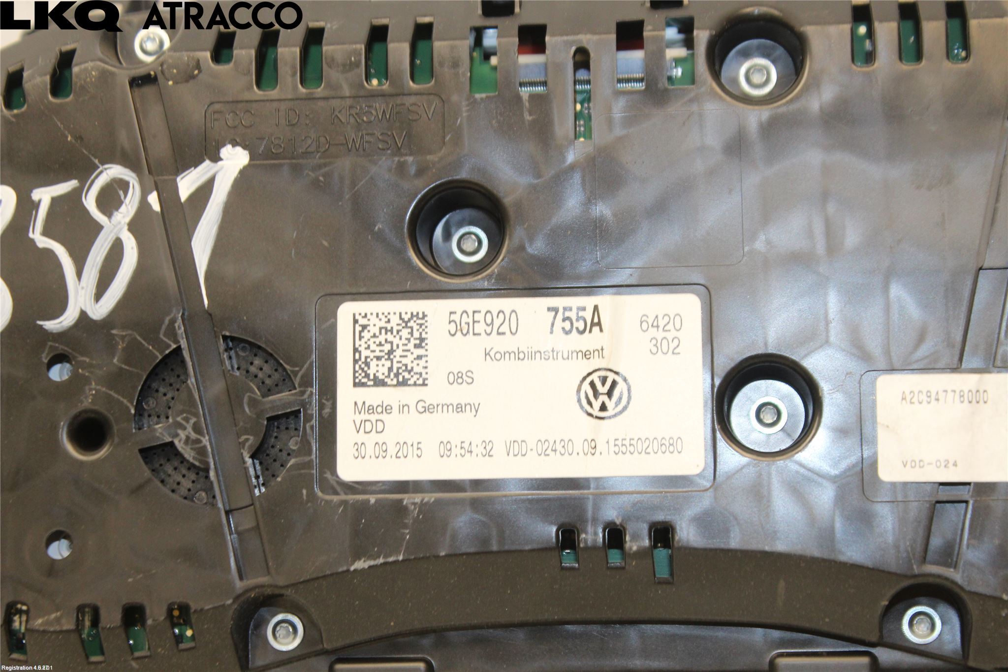 Volkswagen VW GOLF / E-GOLF VII 13-20 Instrument Komb