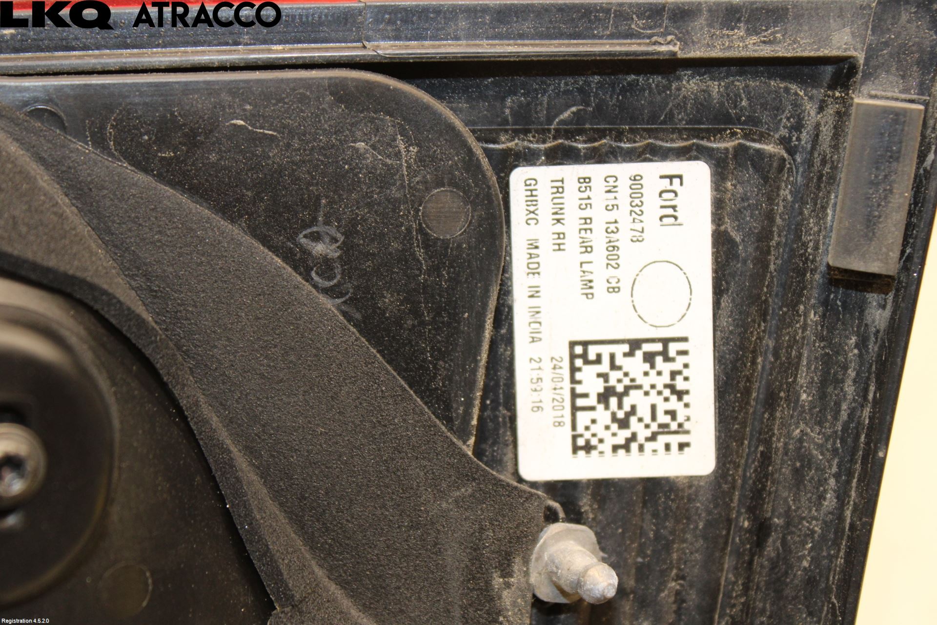Ford ECOSPORT 17- Bakljus Lucka Hö
