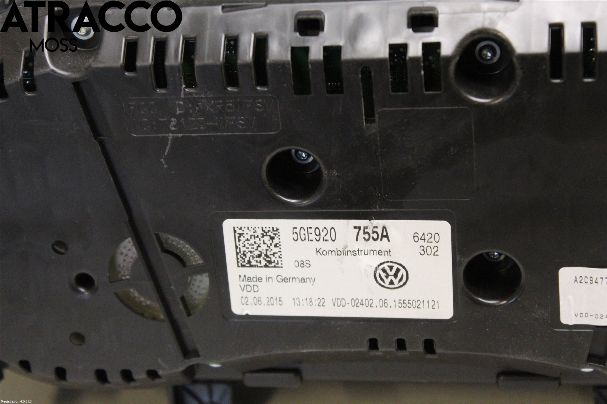 Volkswagen VW GOLF / E-GOLF VII 13-20 Instrument Komb