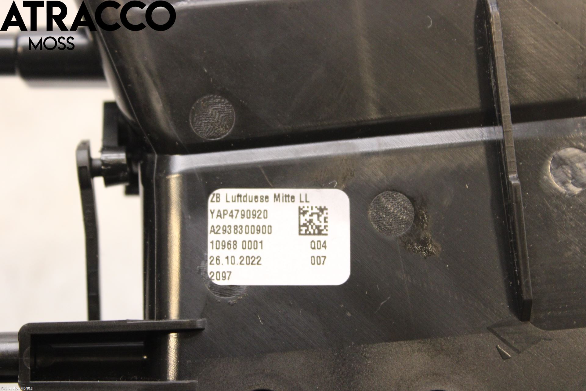 Mercedes-Benz MB EQC (N293) 20- Defrosterkanal-Munstycke