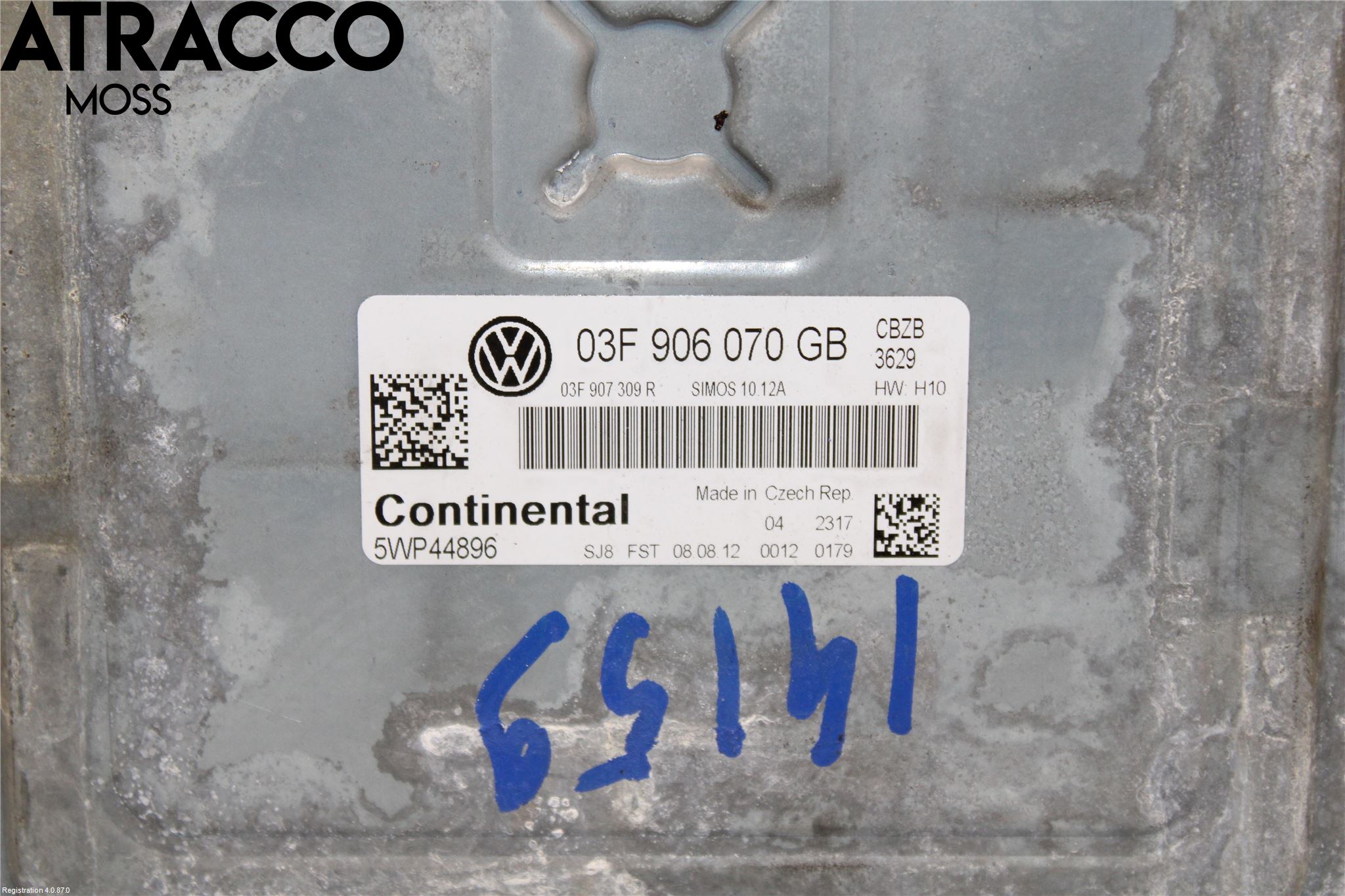 Volkswagen VW GOLF VI 09-13 Styrenhet Insprut Bensin
