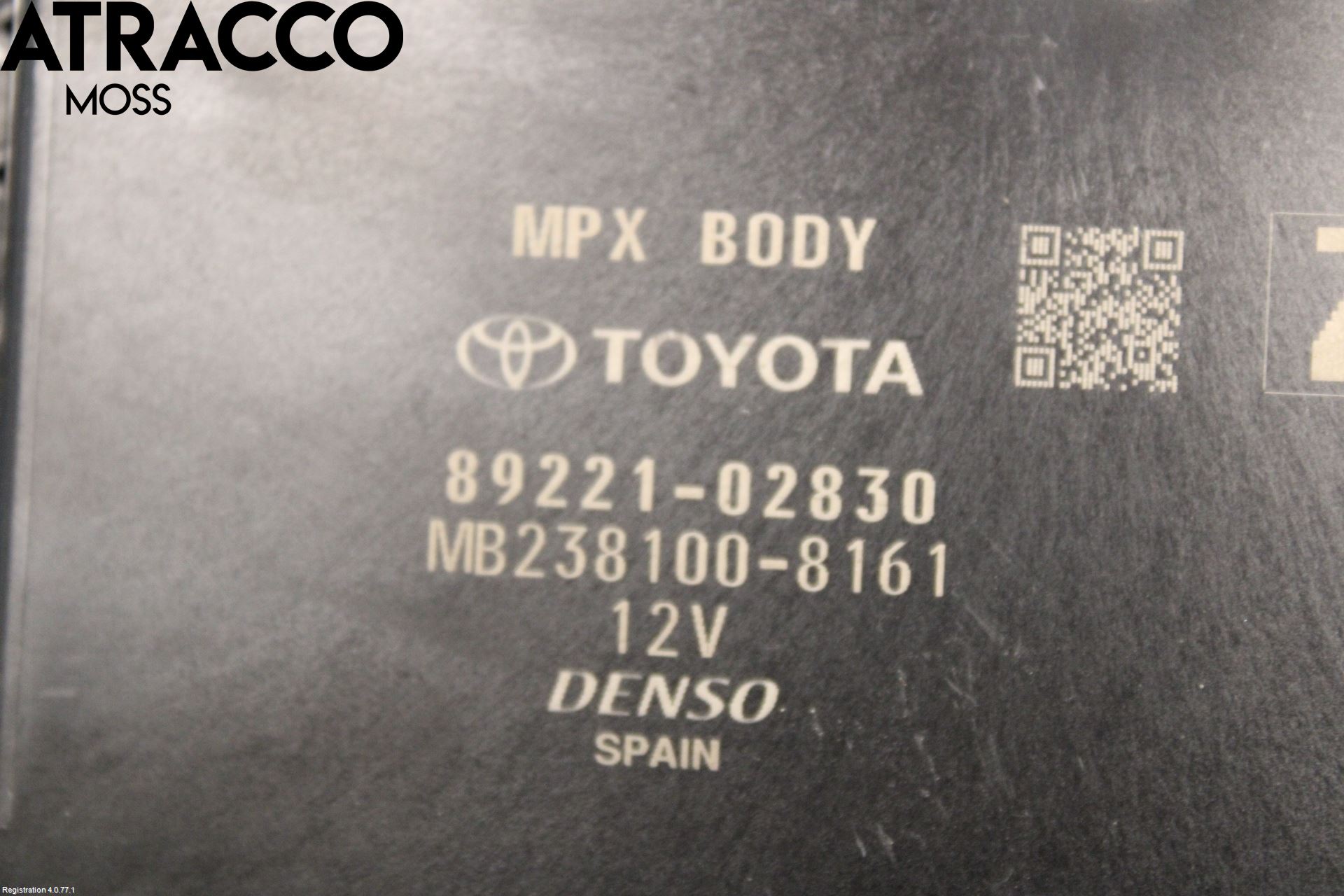 Toyota COROLLA 19- Styrenhet Övrigt