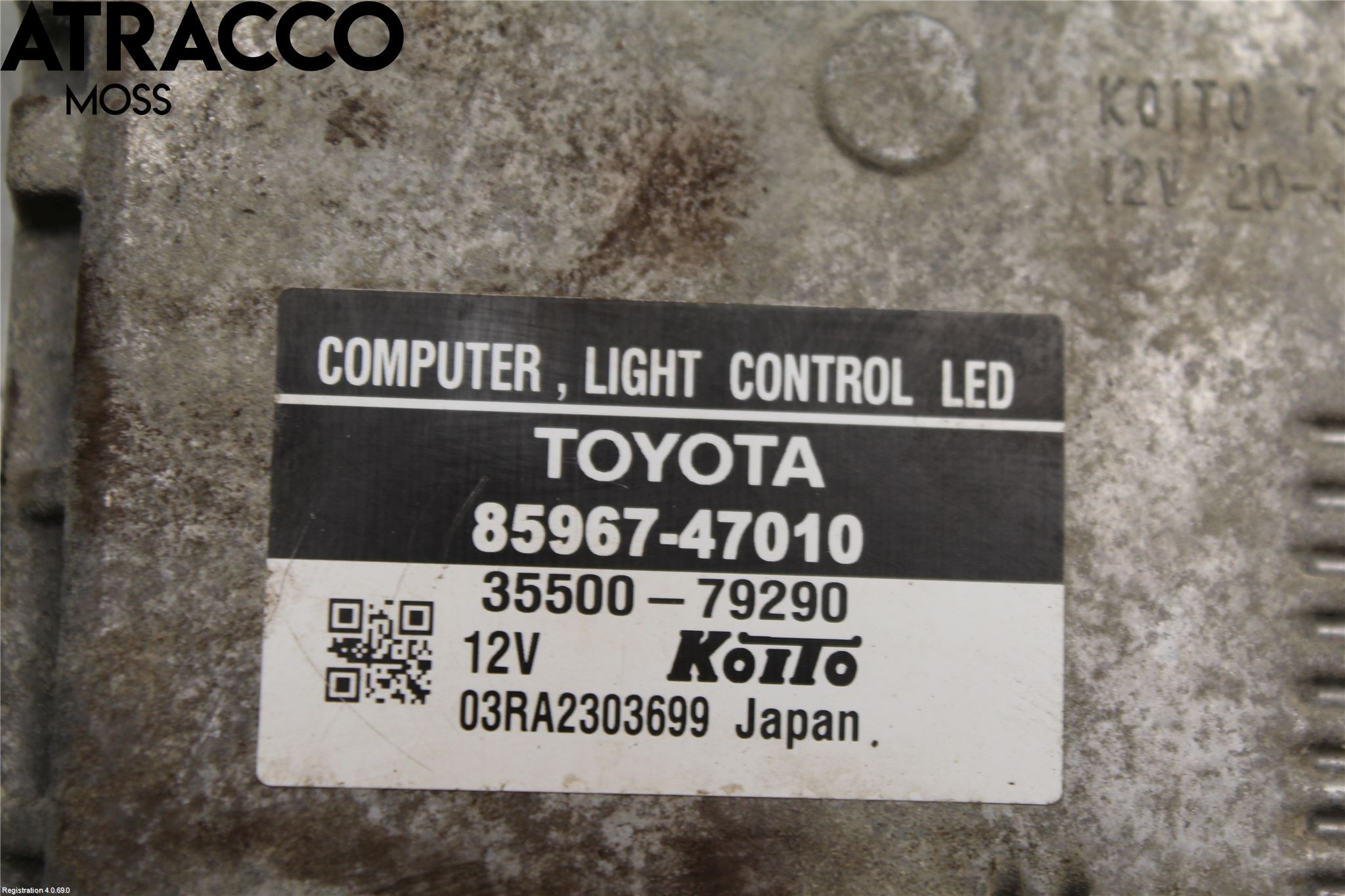 Toyota PRIUS ZVW30 09-20 Styrenhet Strålkastare