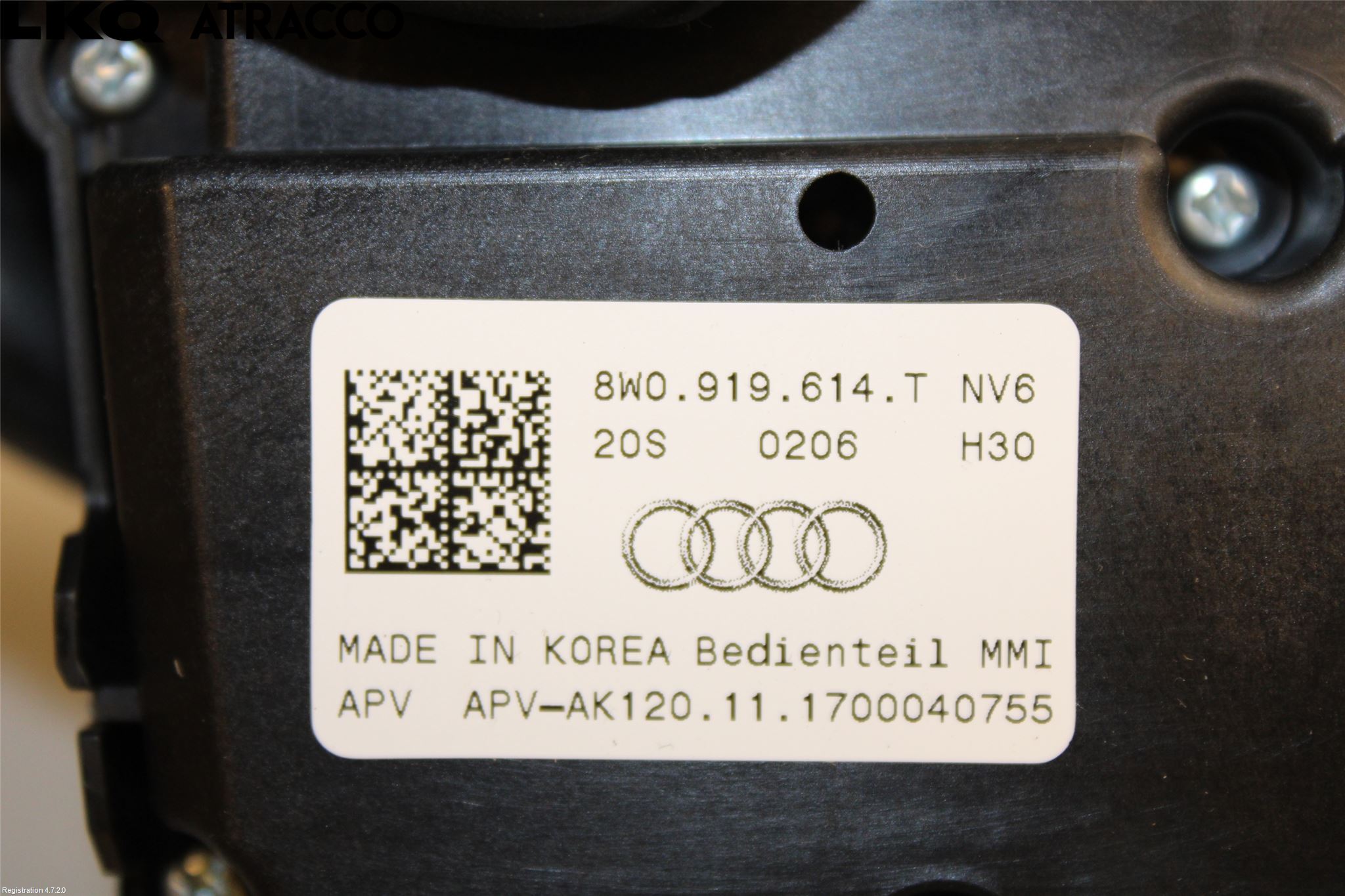 Audi A4/S4 B9 16-19 Strömställare Multifunktion