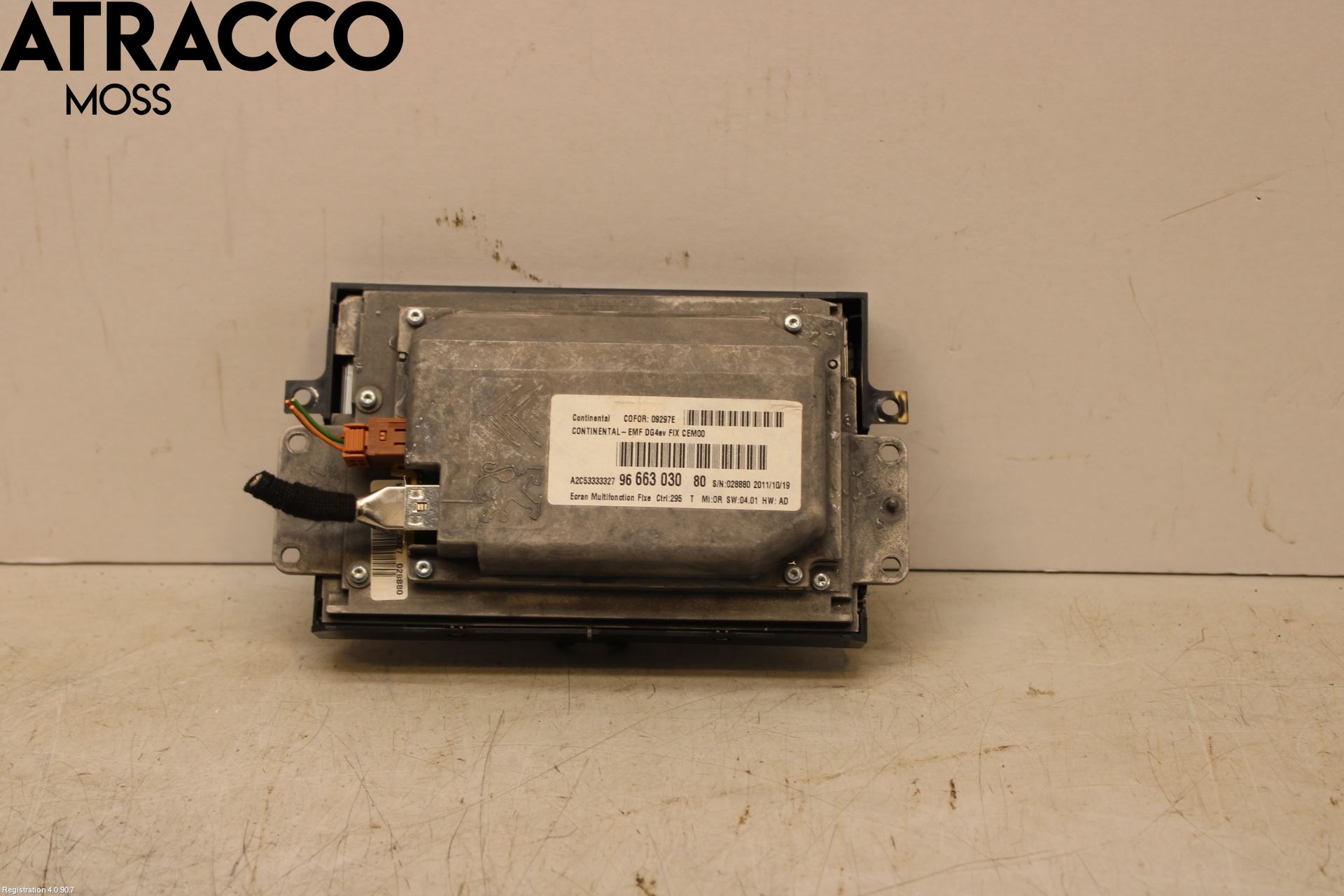 Citroen DS4 Multifunktionsdisplay