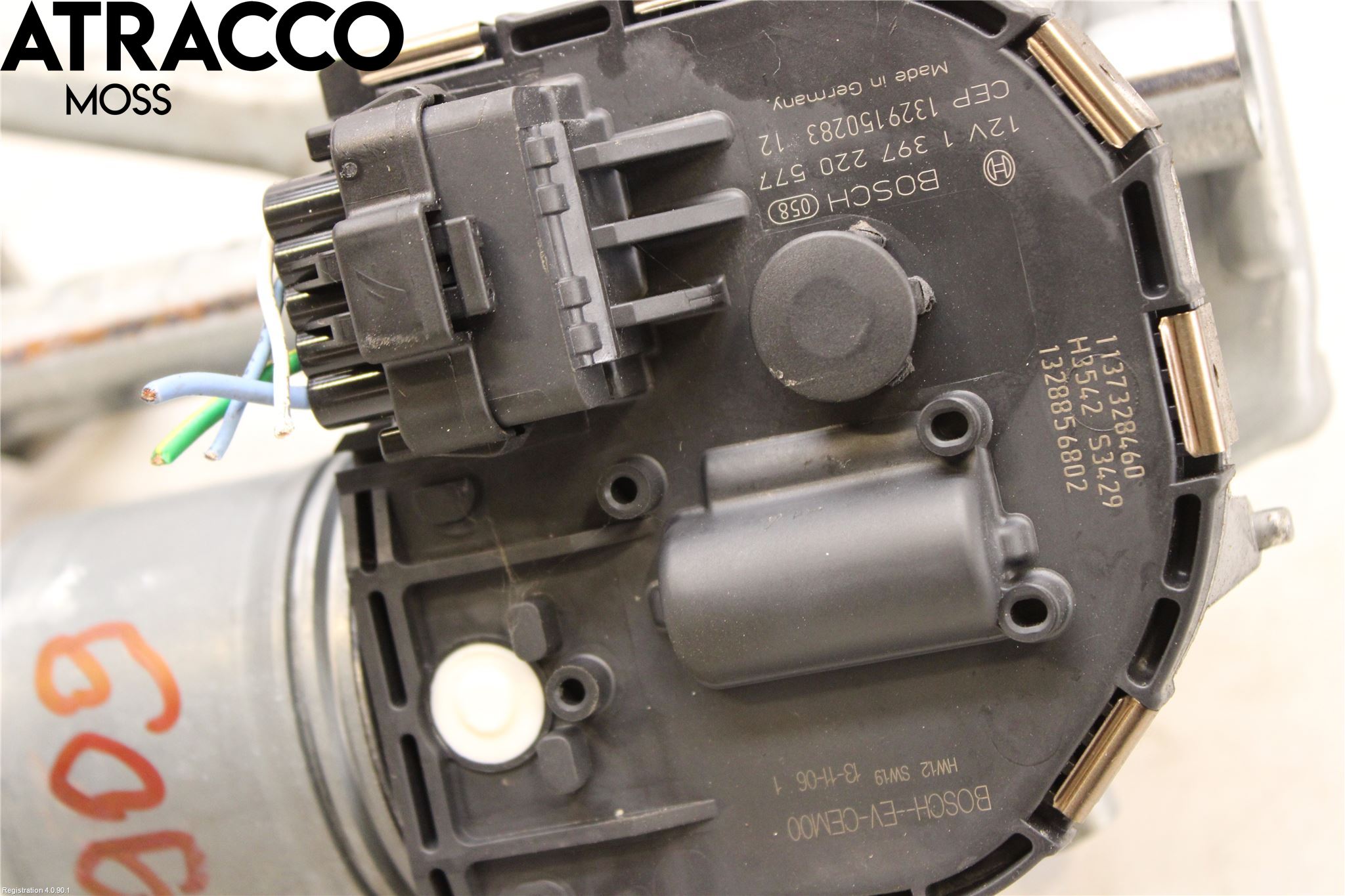 Peugeot 5008 10-16 Torkarmotor Vindruta