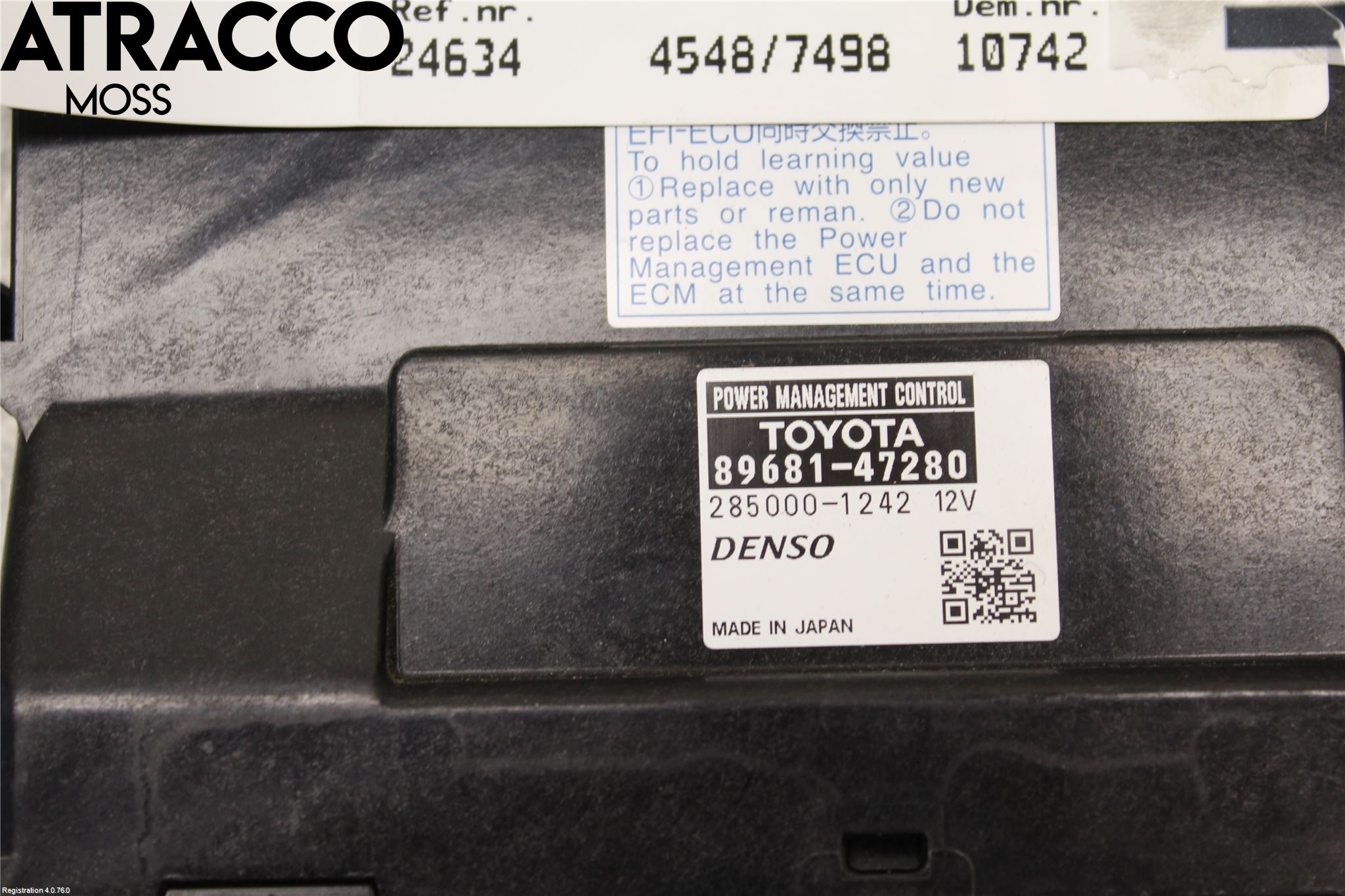 Toyota PRIUS+ ZVW40 12-20 Styrenhet Övrigt
