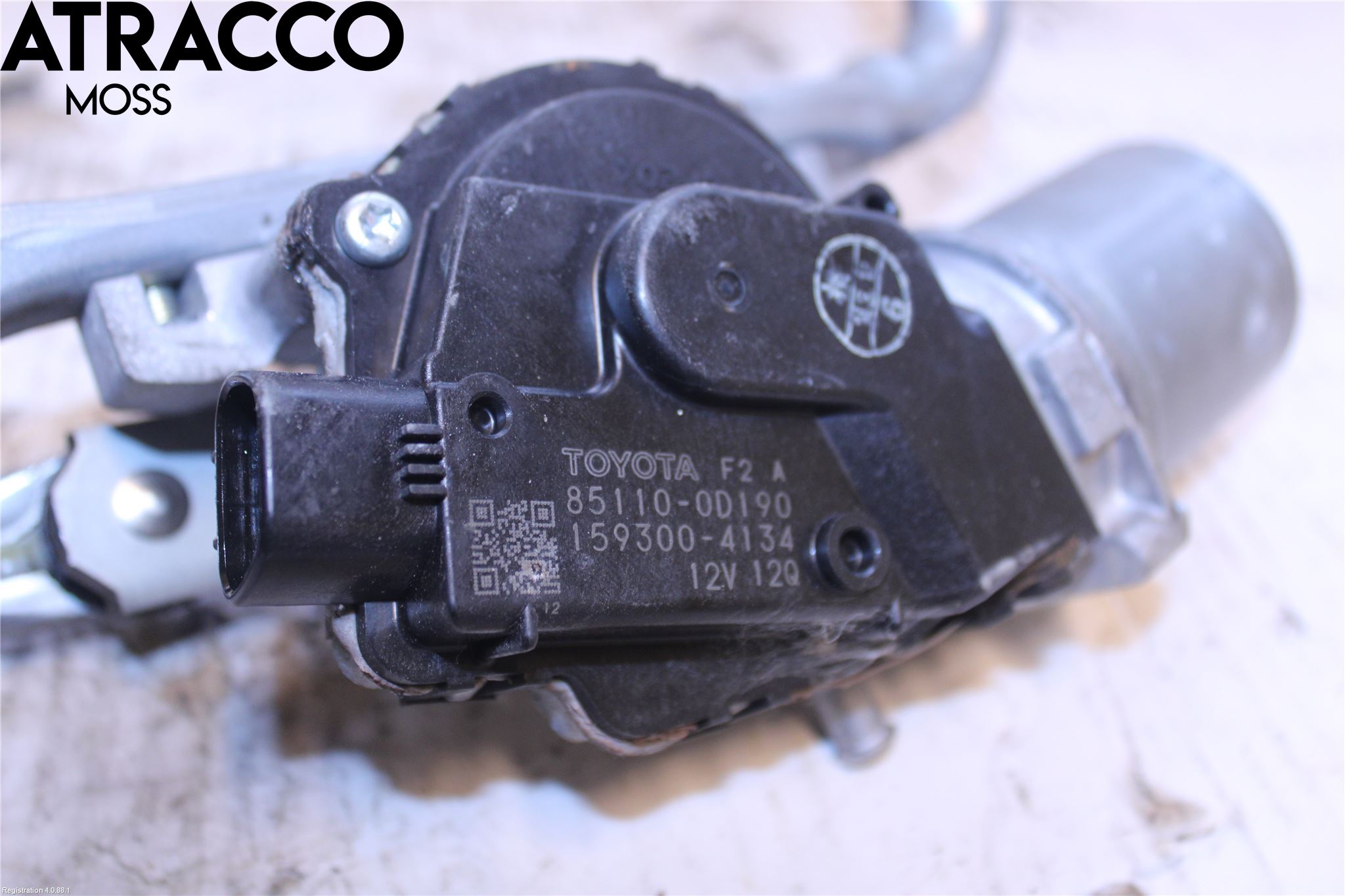 Toyota YARIS XP130 12-14 Torkarmotor Vindruta